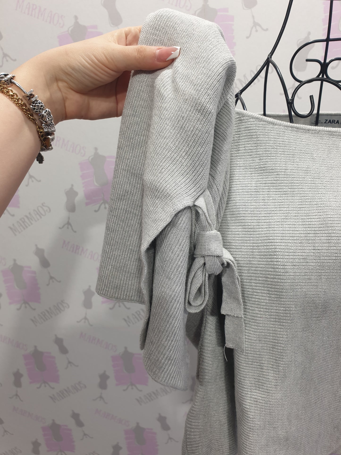 ZARA crop svetrík S