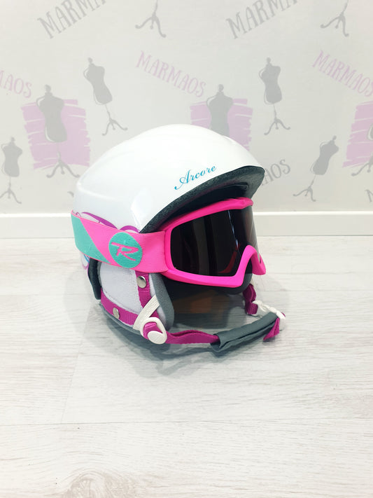 Prilba Arcore + okuliare Rossignol