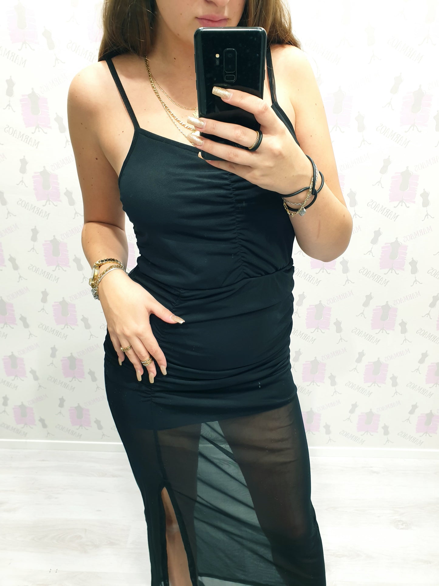 Extravagantné šaty S/M