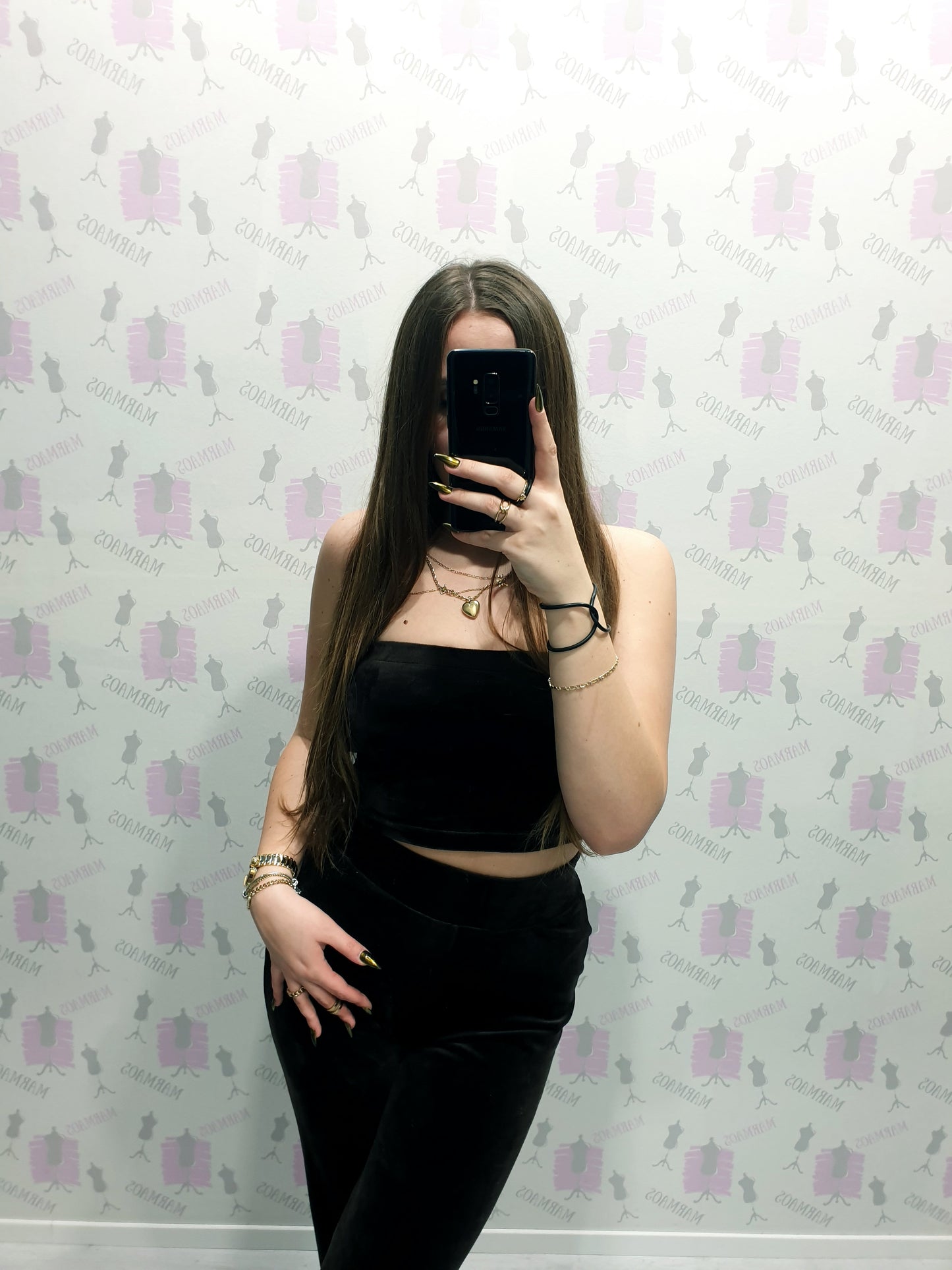 Komplet- crop top + tepláky XS