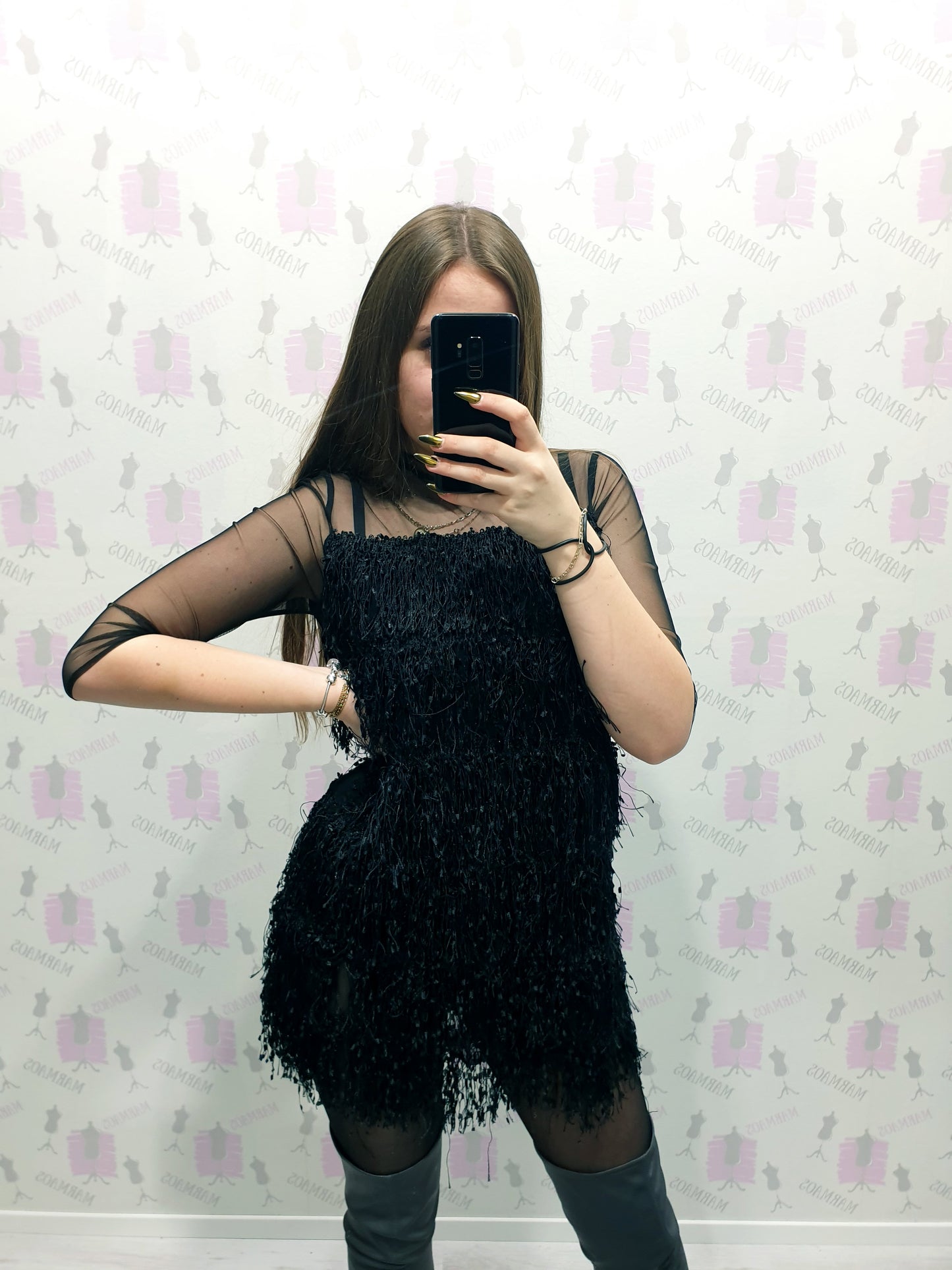 ZARA extravagantné šaty L