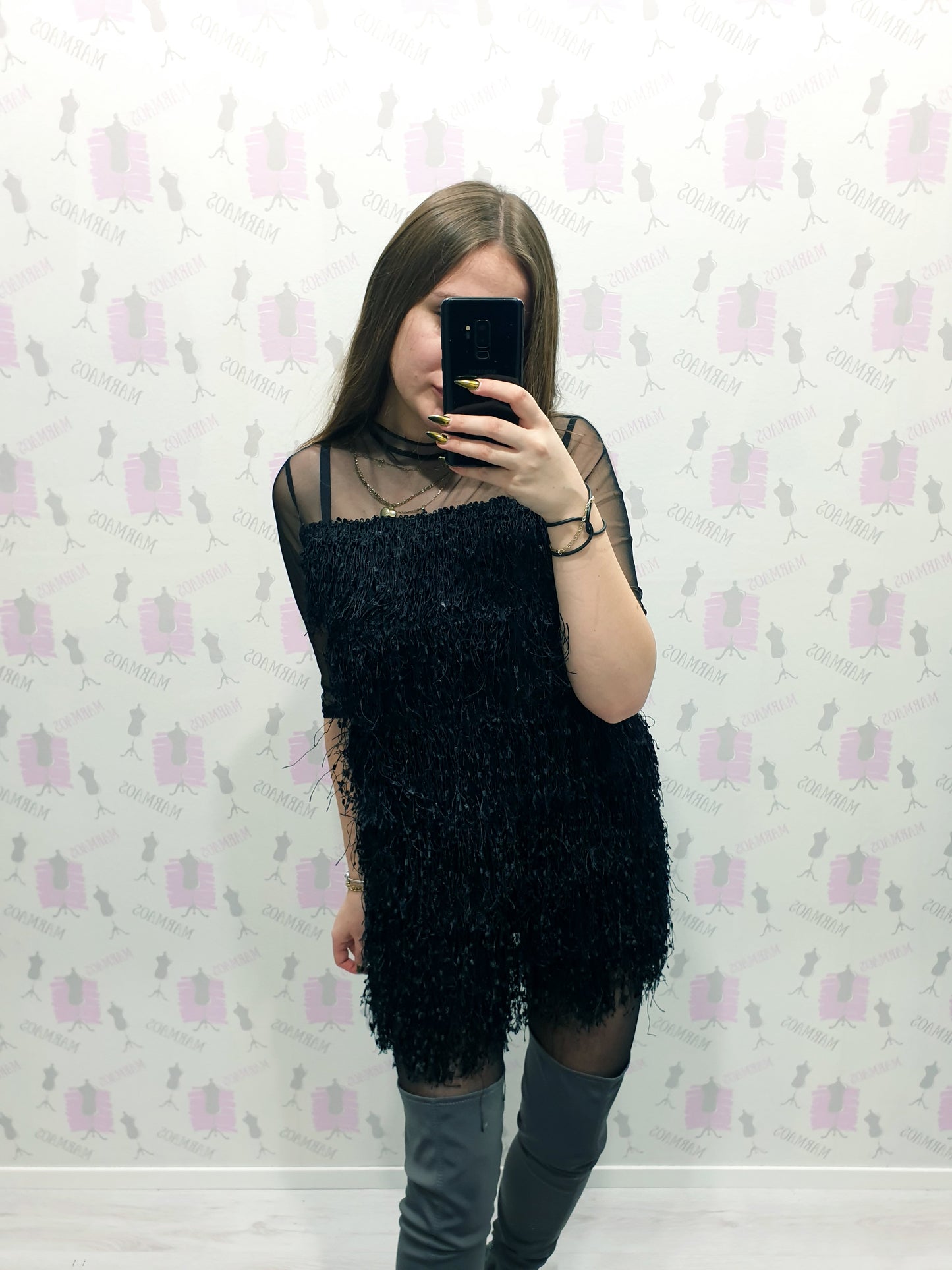 ZARA extravagantné šaty L