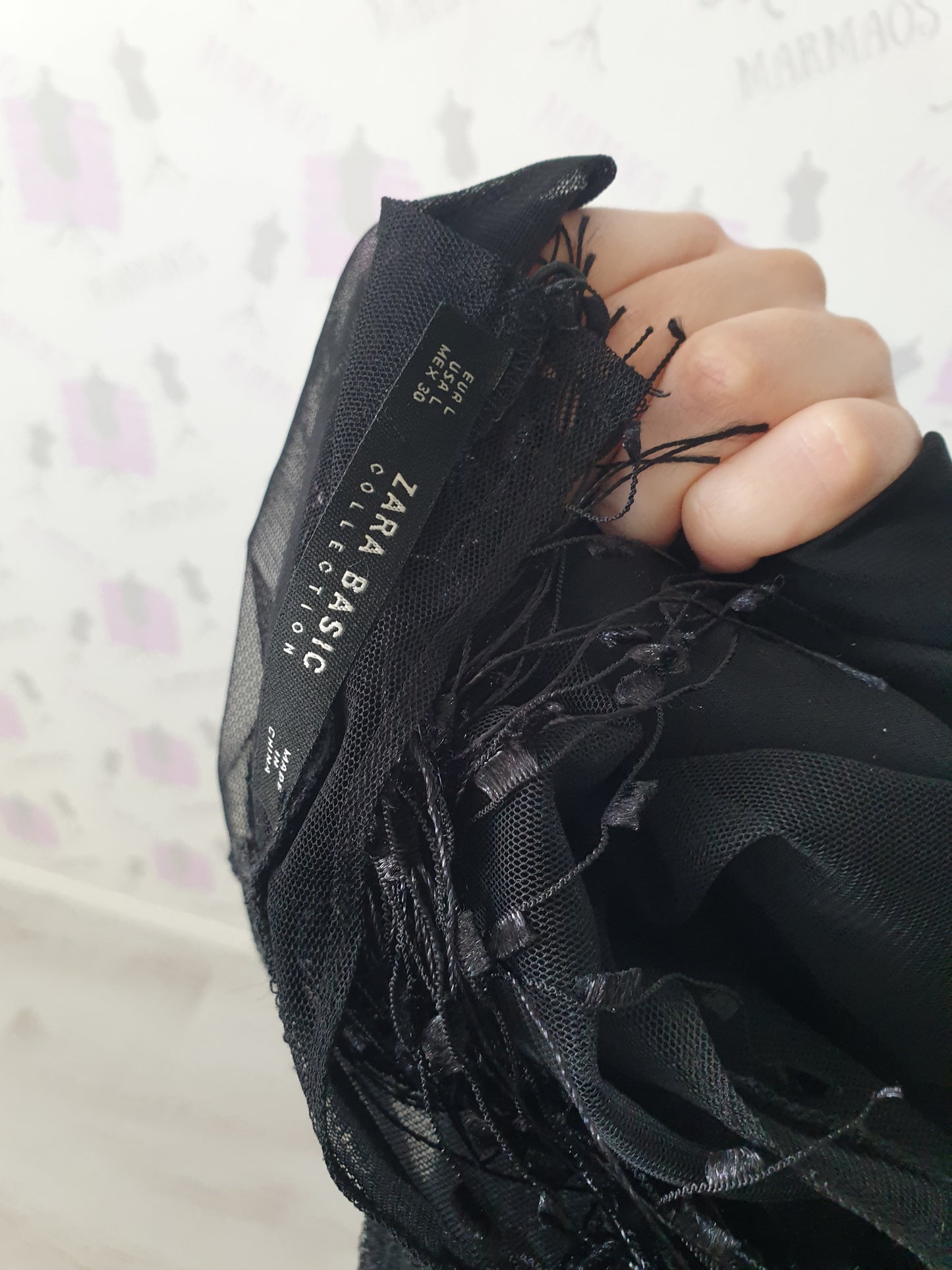 ZARA extravagantné šaty L