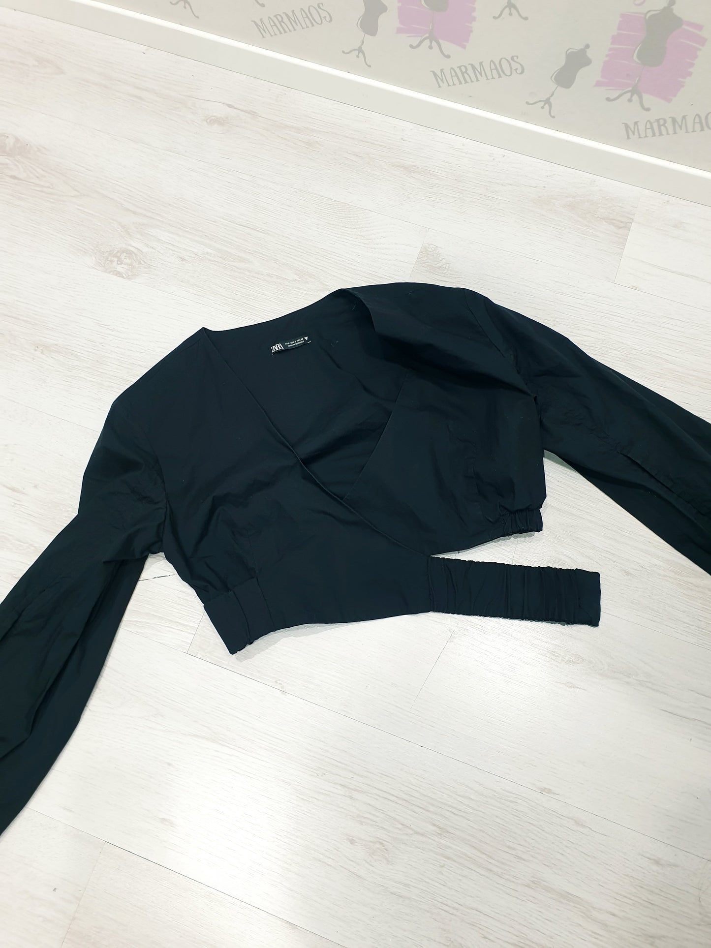 ZARA crop košeľa S