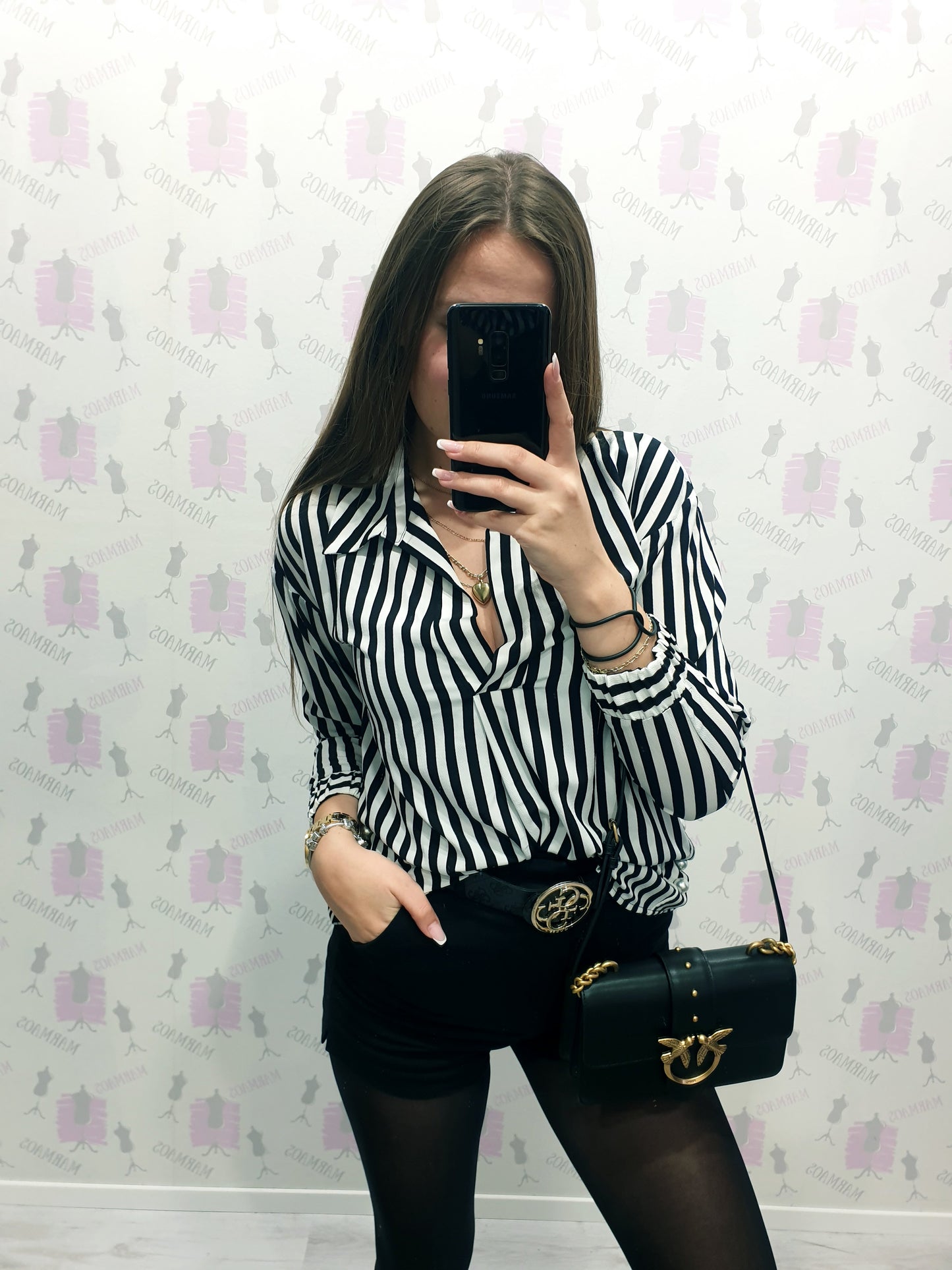ZARA blúzka s perlami S