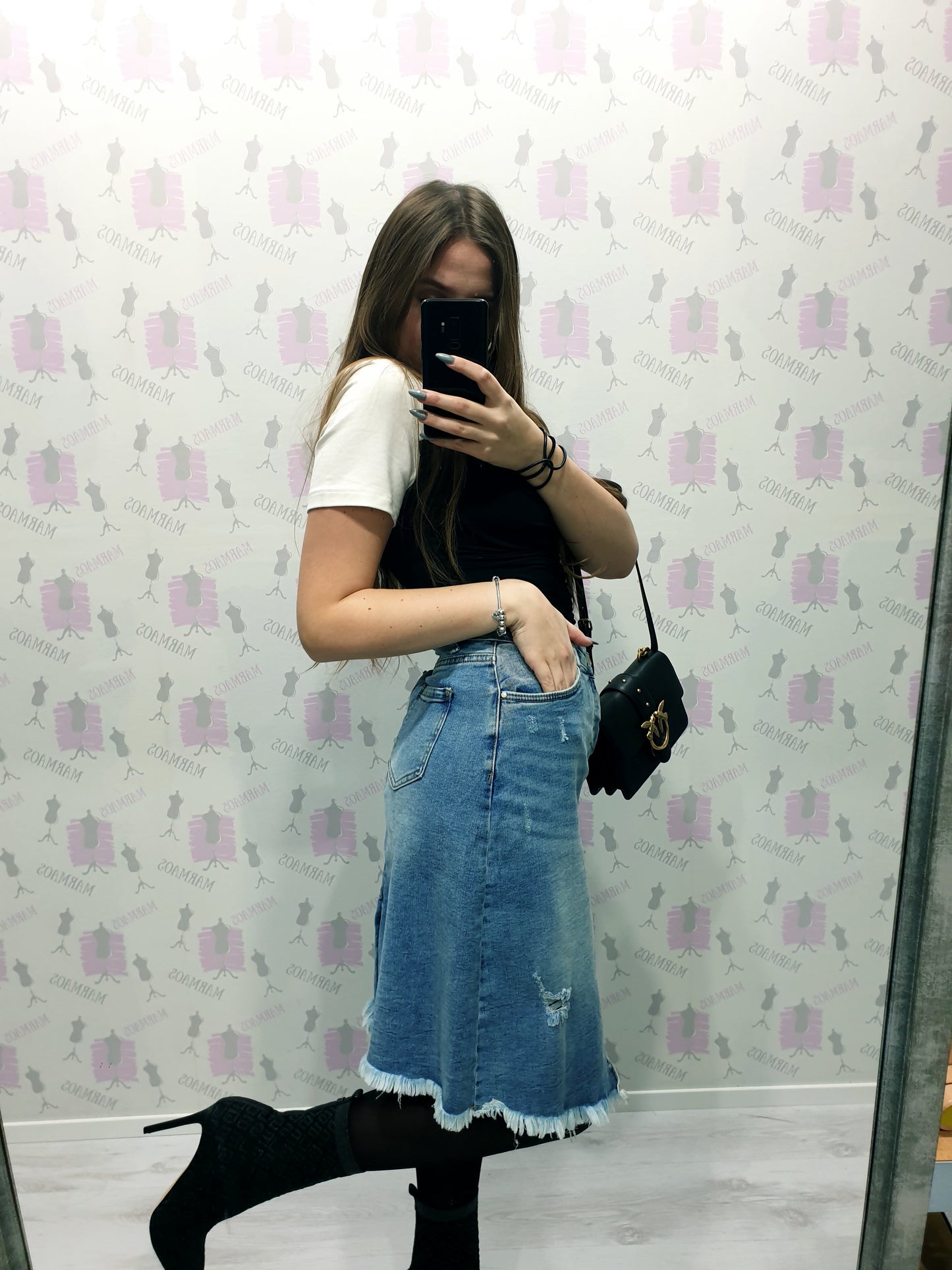 Rifľová sukňa M/L
