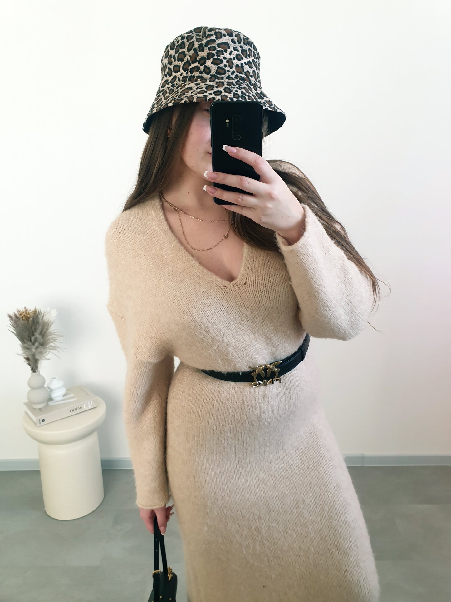 ZARA maxi svetrové šaty M