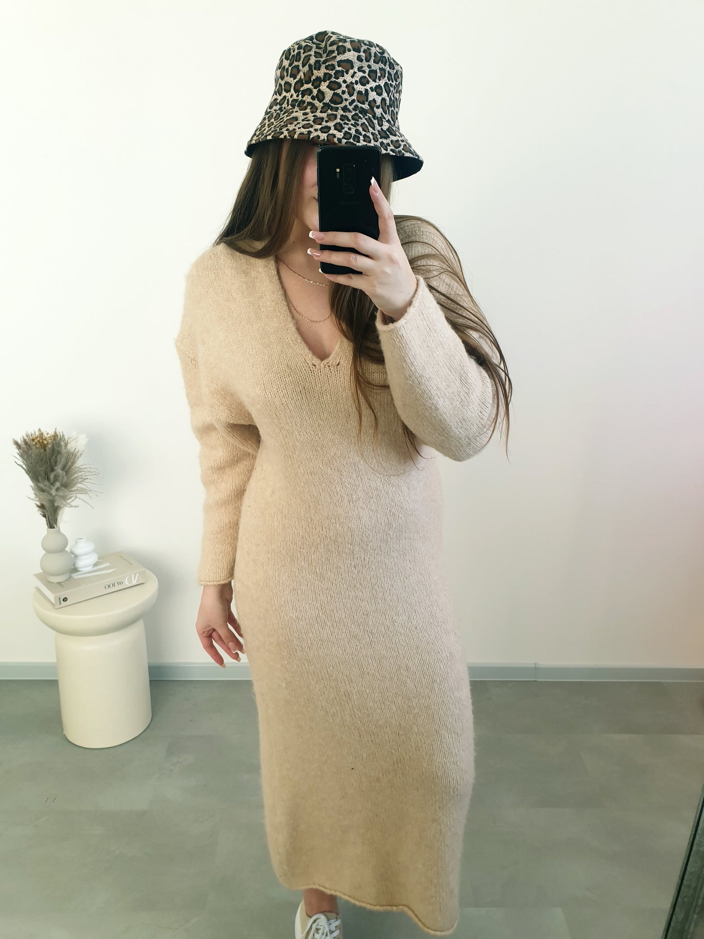 ZARA maxi svetrové šaty M