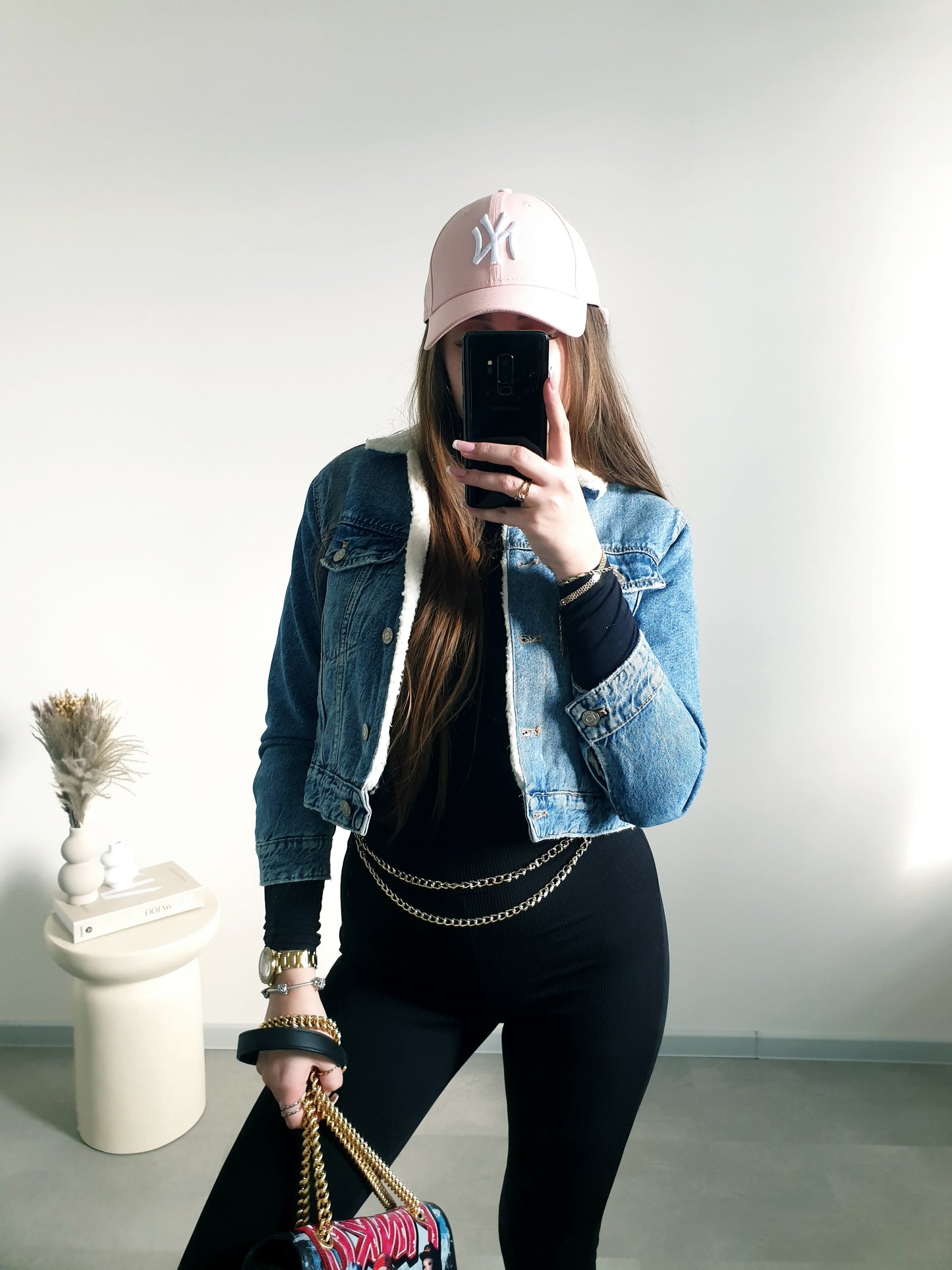 ZARA rifľová zateplená bundička XXS/XS