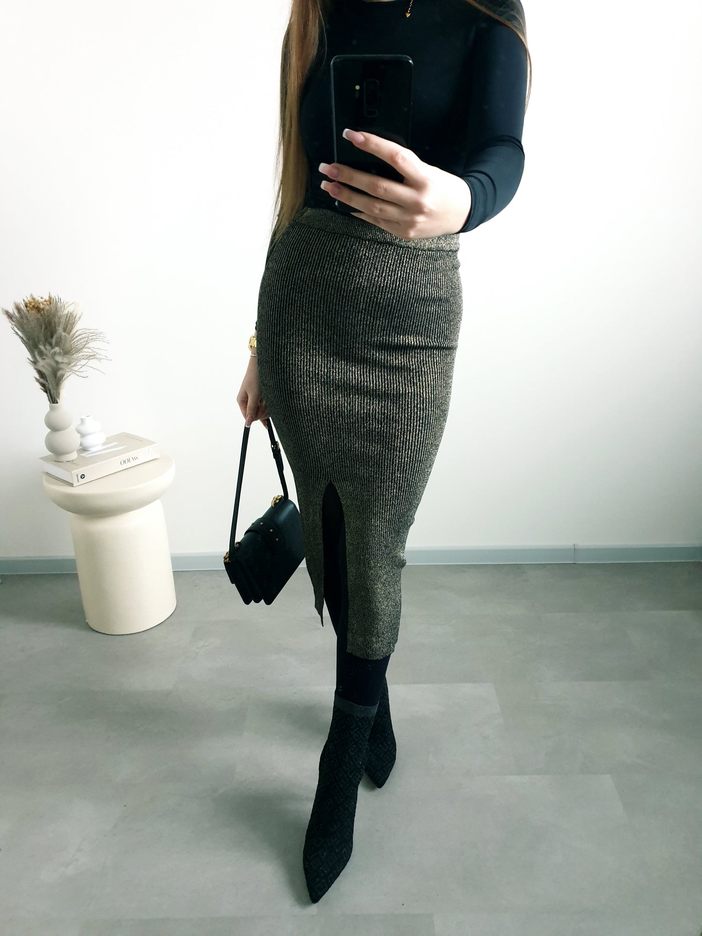ZARA midi sukňa S