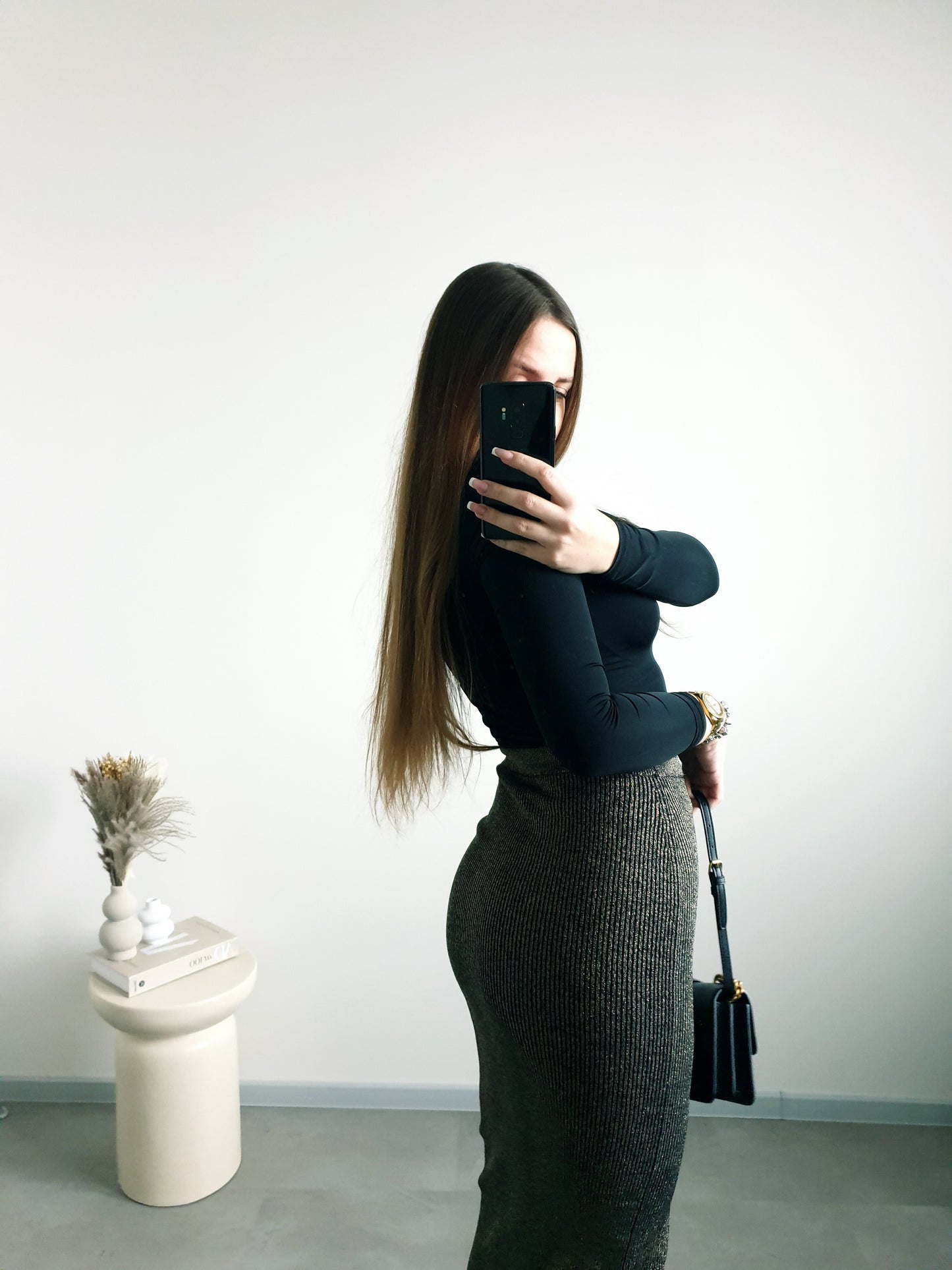 ZARA midi sukňa S