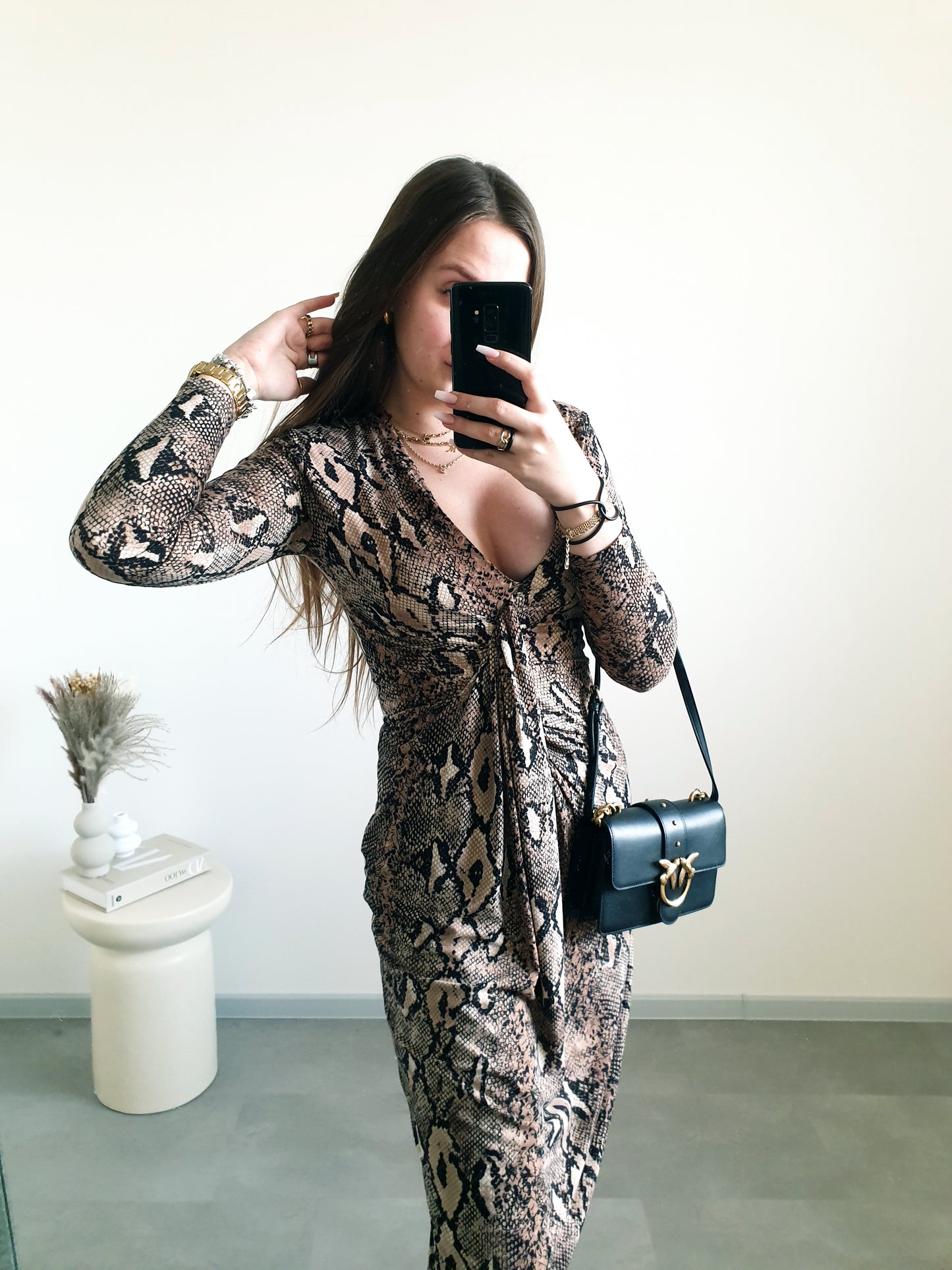 ZARA vzorované šaty S/M