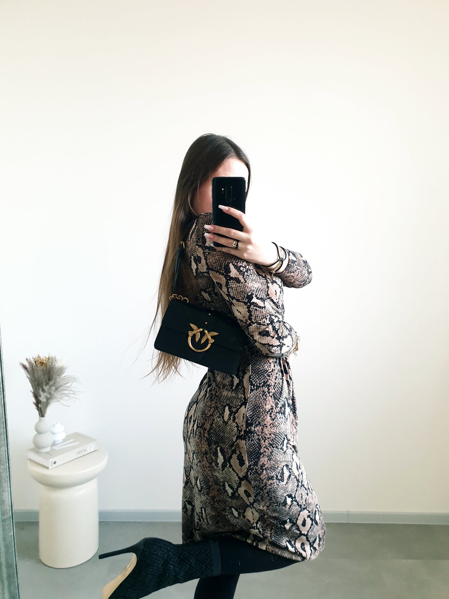 ZARA vzorované šaty S/M