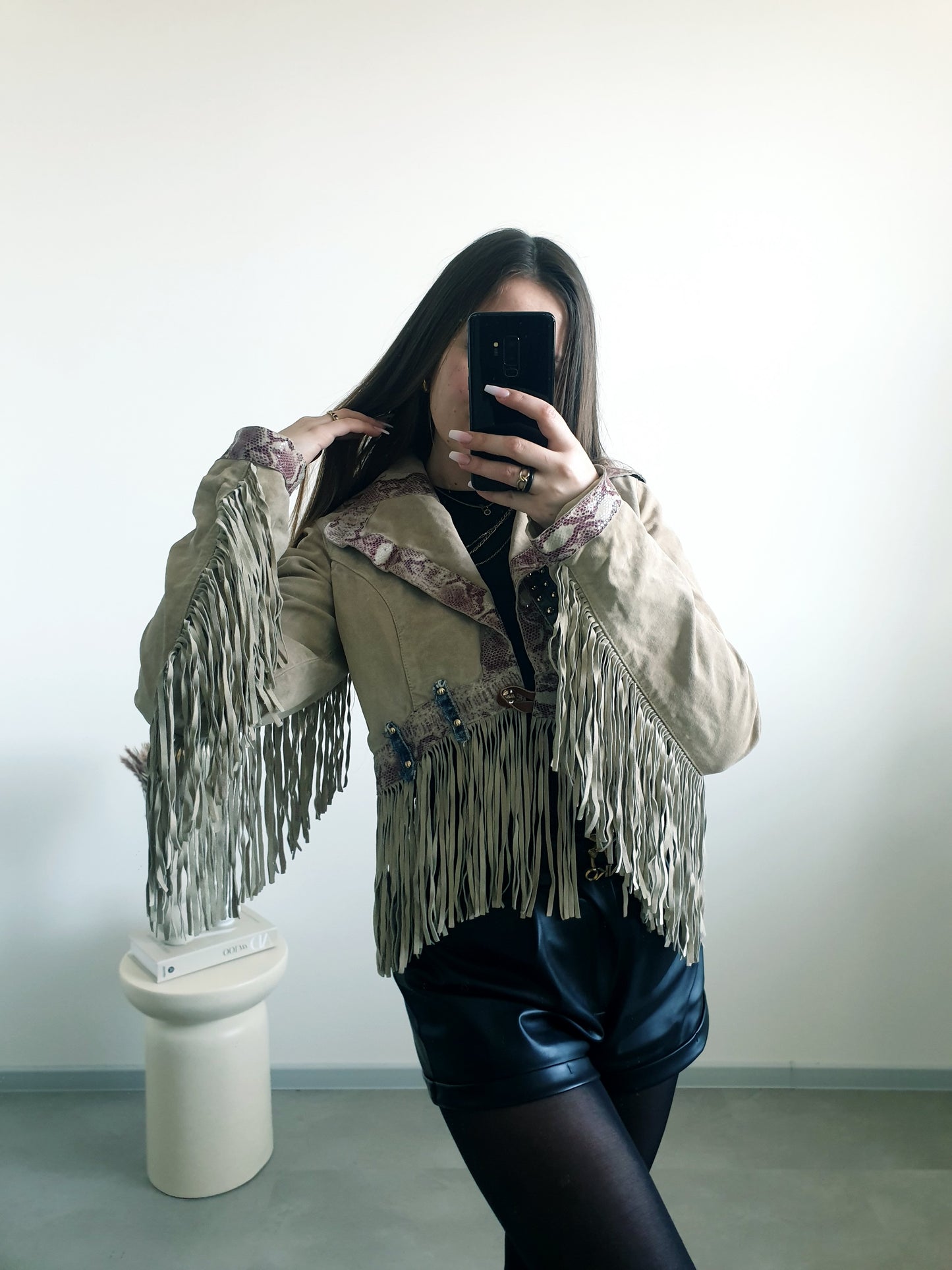 Retro cowboyská bundička M