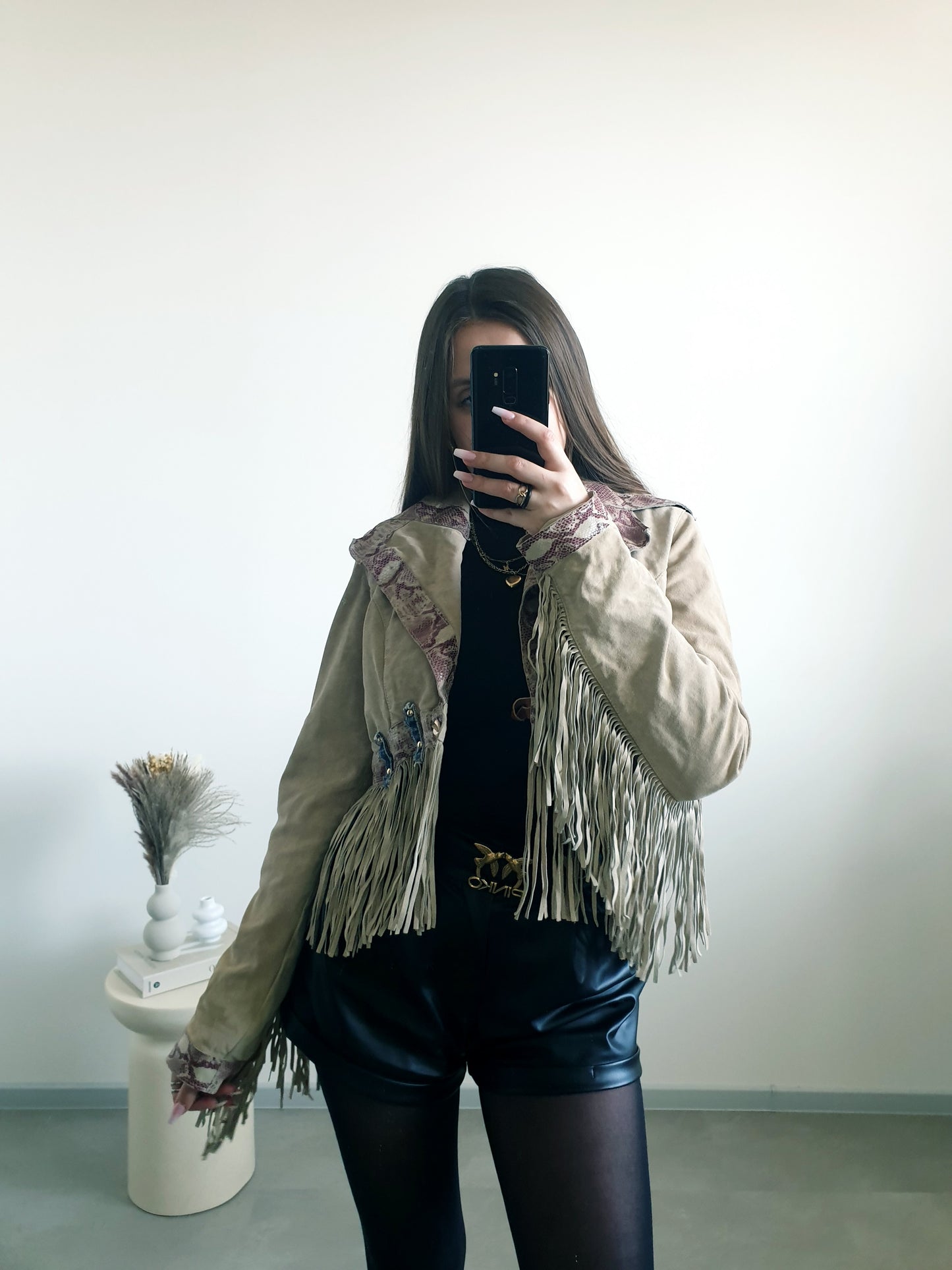 Retro cowboyská bundička M