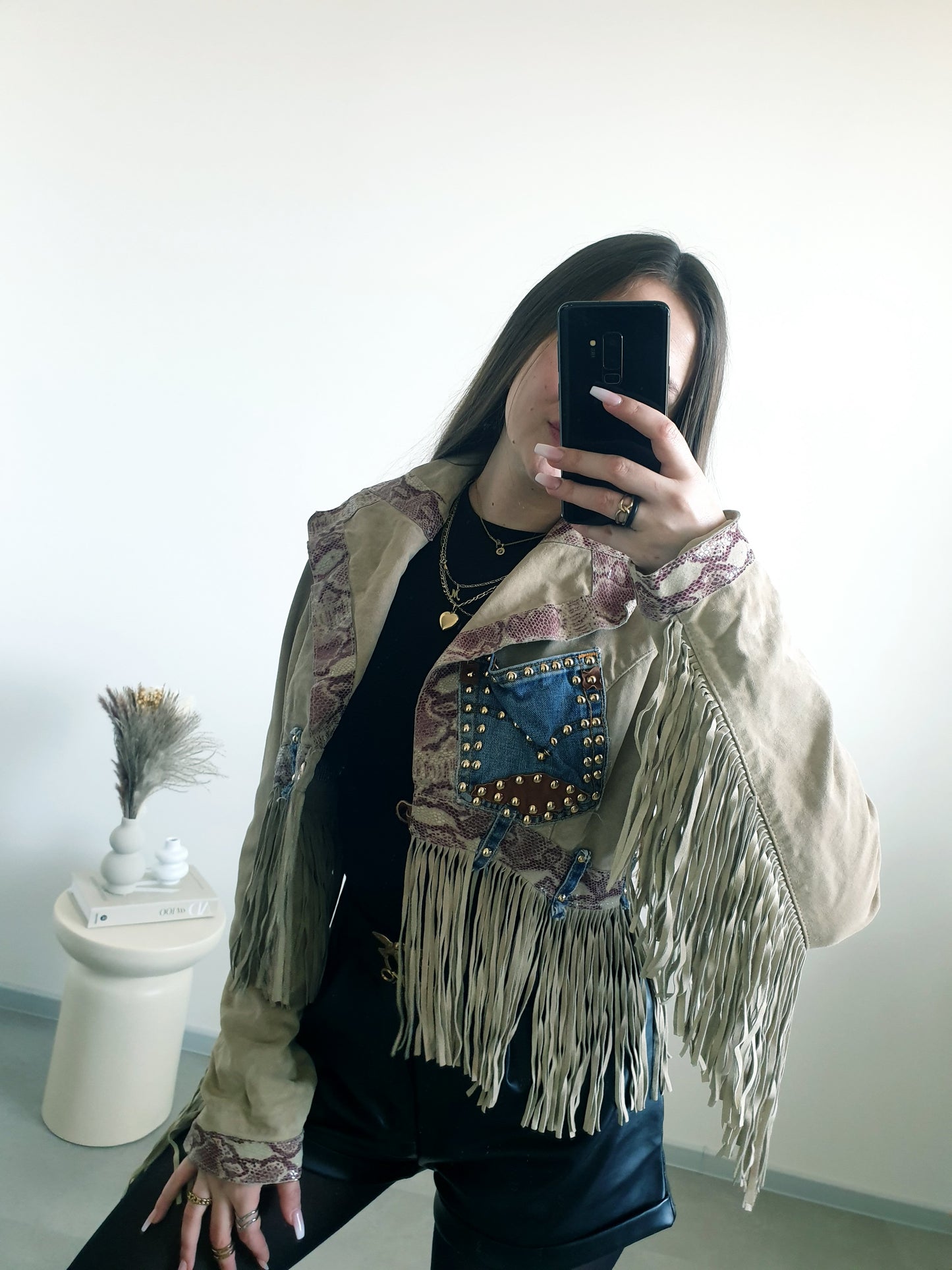 Retro cowboyská bundička M