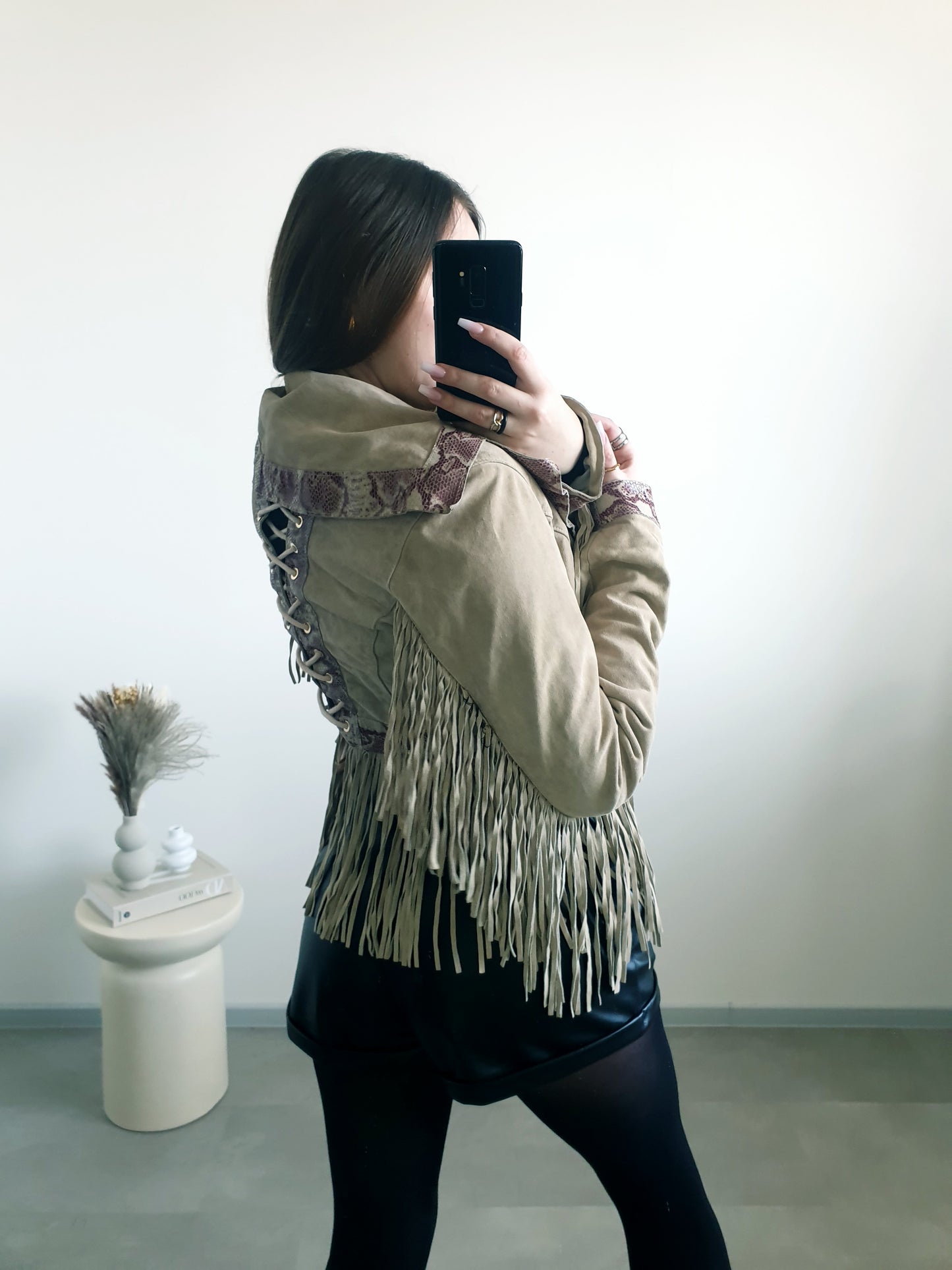 Retro cowboyská bundička M