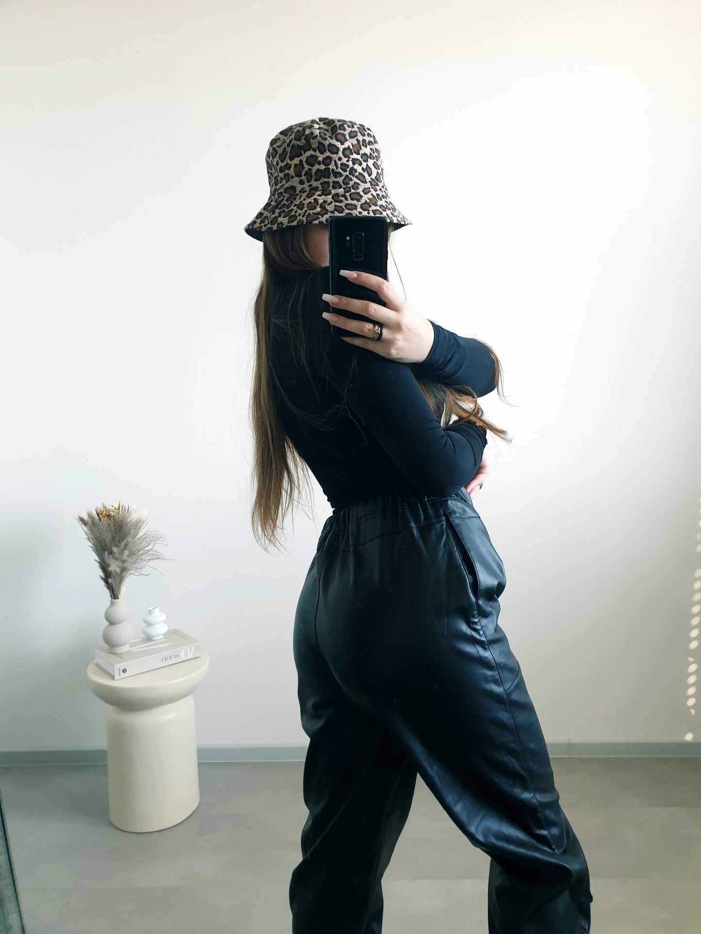 Koženkové nohavice Topshop S/M