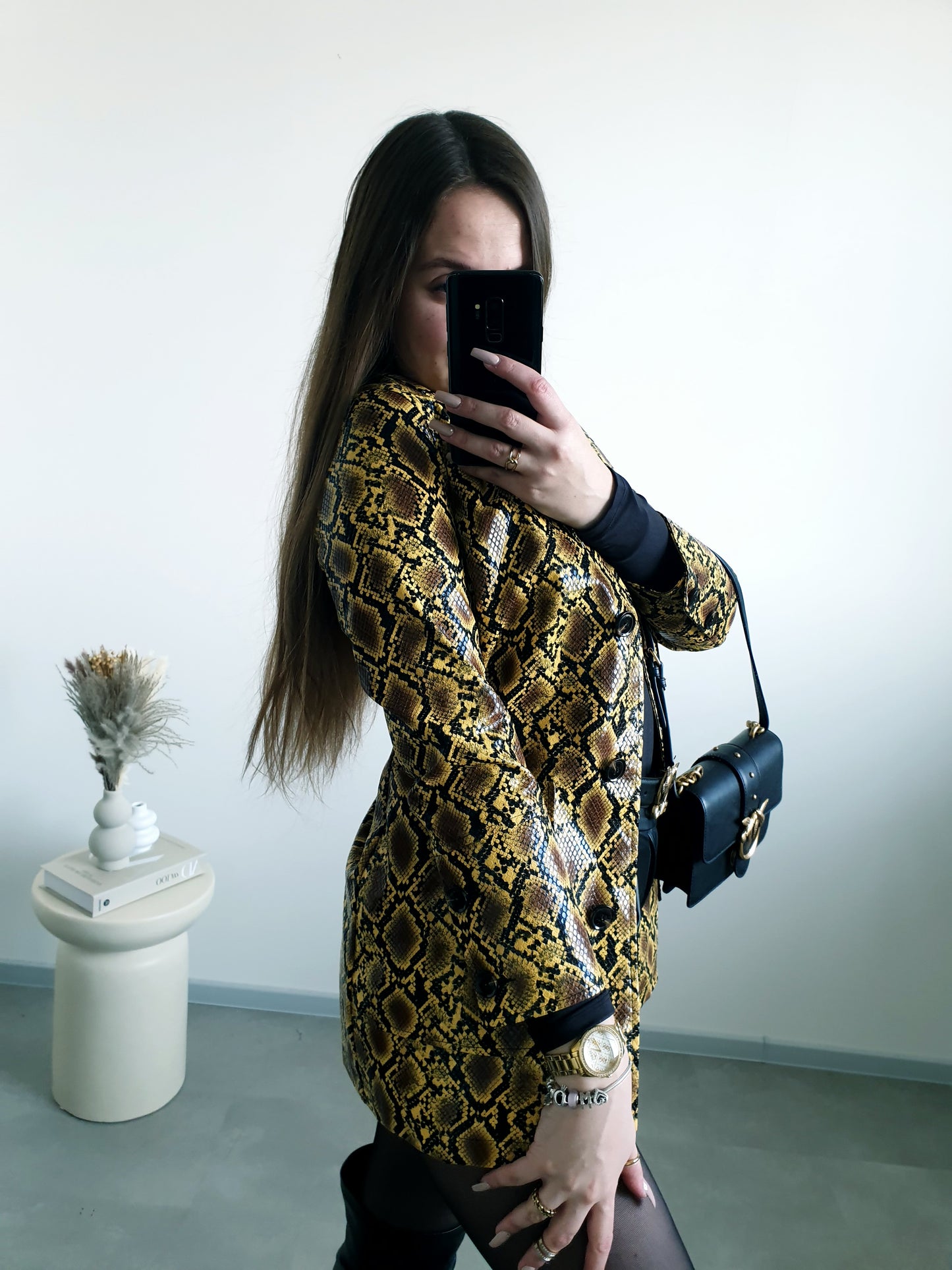 Extravagantný kabátik Topshop 32