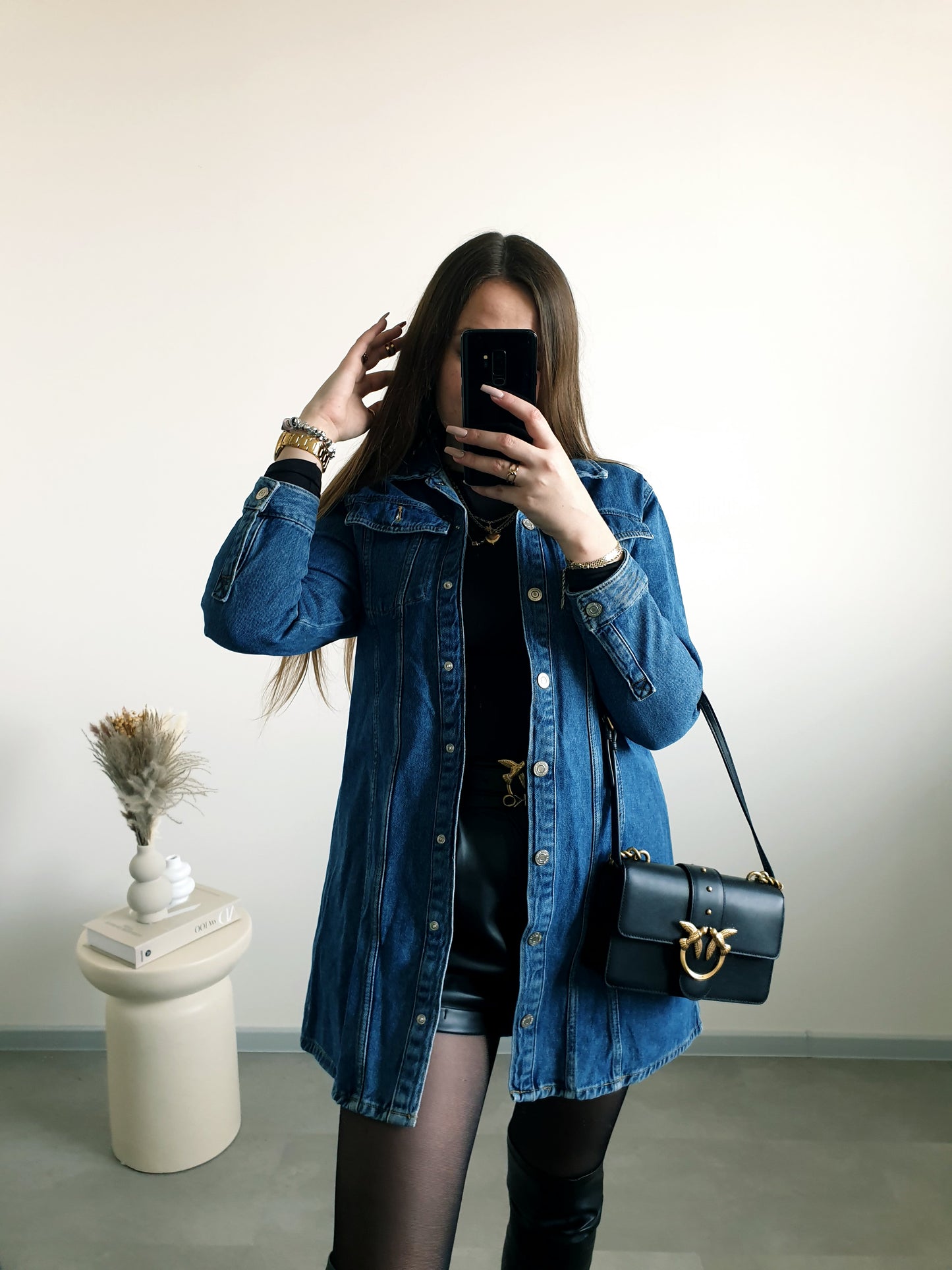 ZARA rifľový kabátik XS