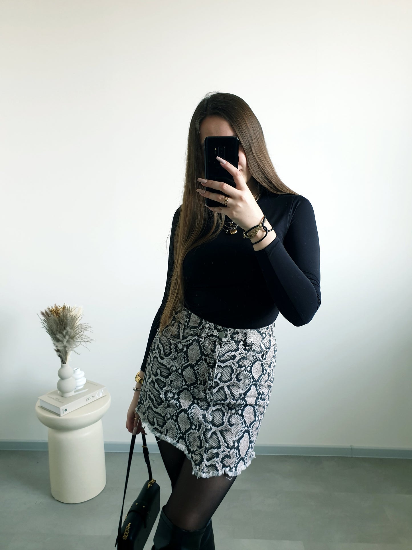 ZARA vzorovaná sukňa S/M