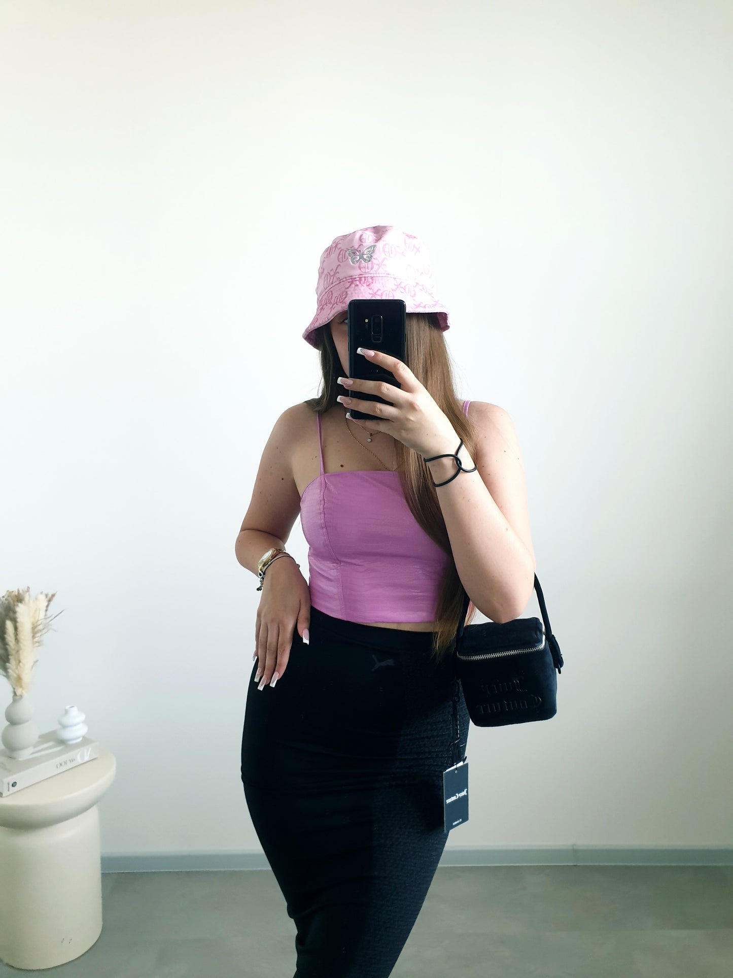 Bershka ružový top M