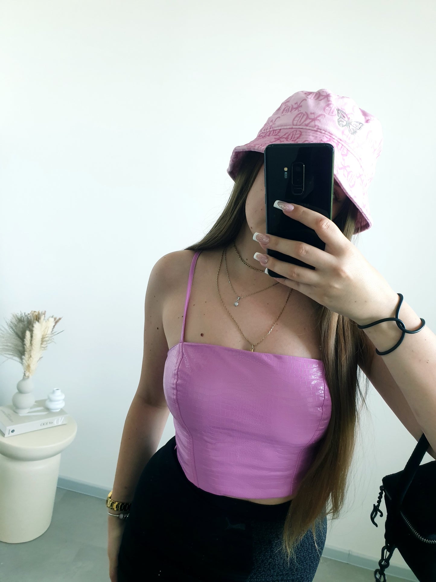 Bershka ružový top M
