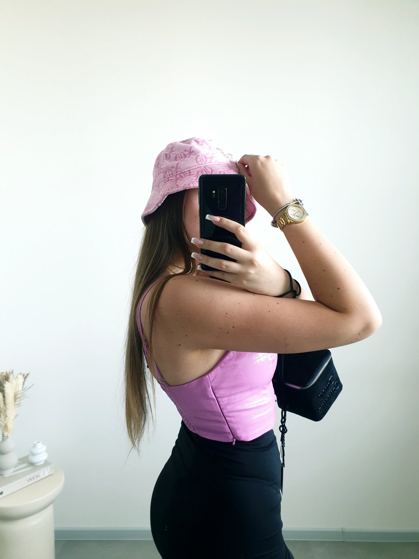 Bershka ružový top M