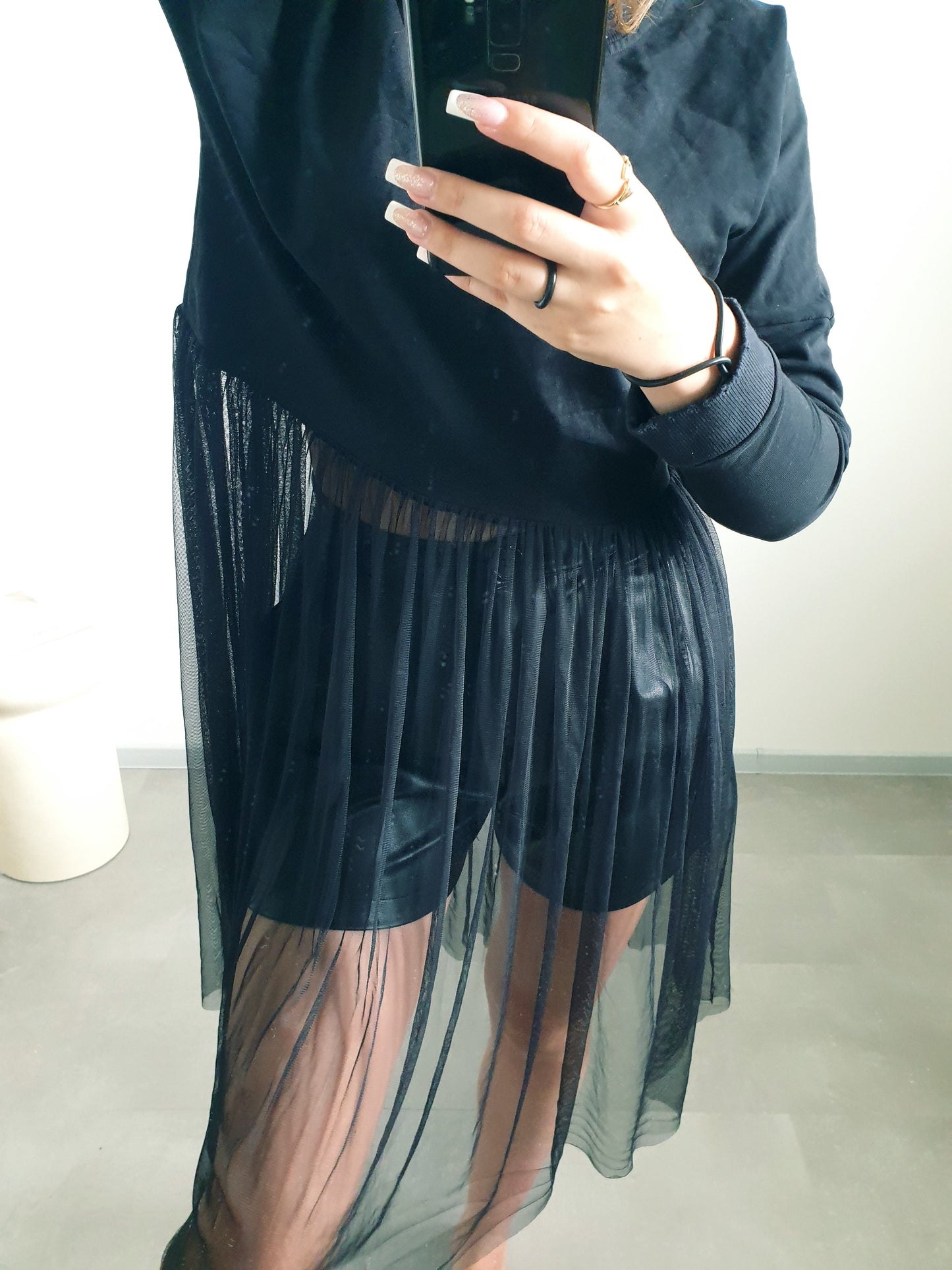ZARA mikinový top S/M