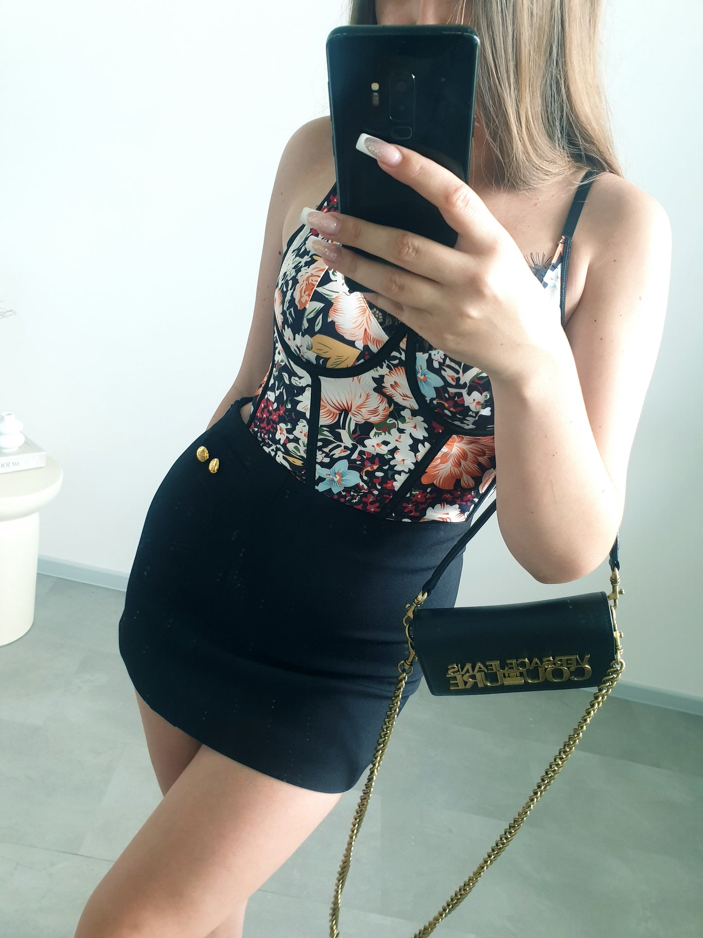 ZARA čierna mini sukňa S