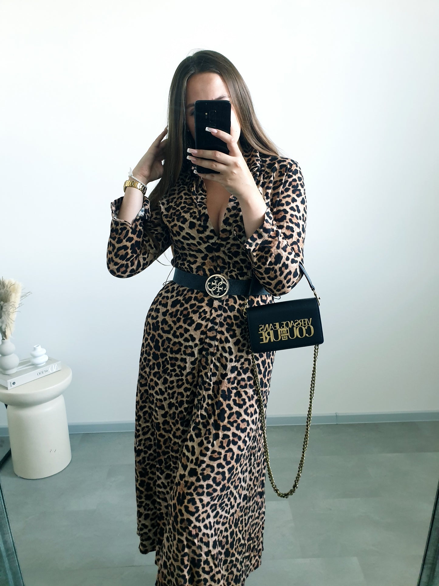 ZARA leo midi šaty