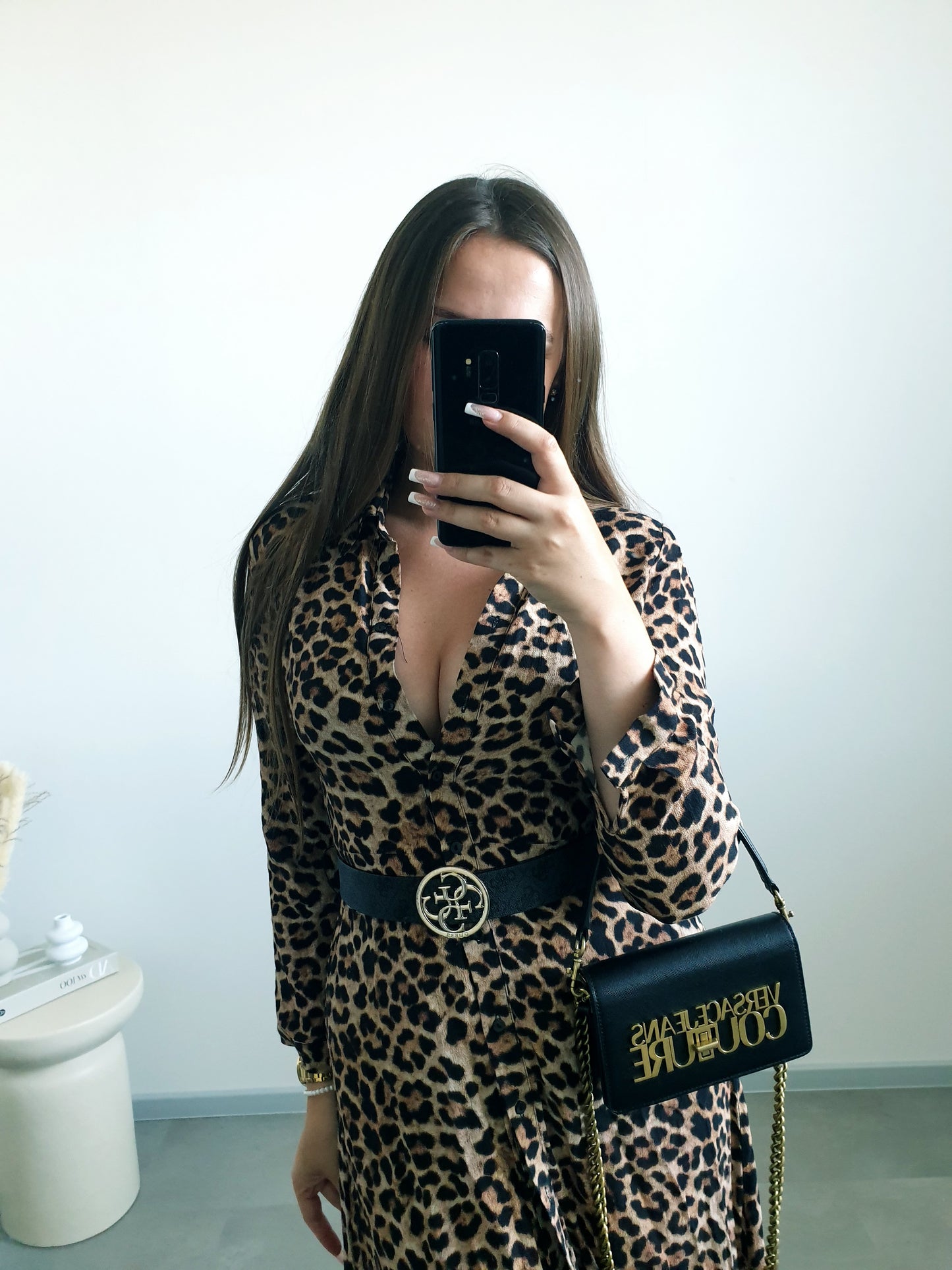 ZARA leo midi šaty
