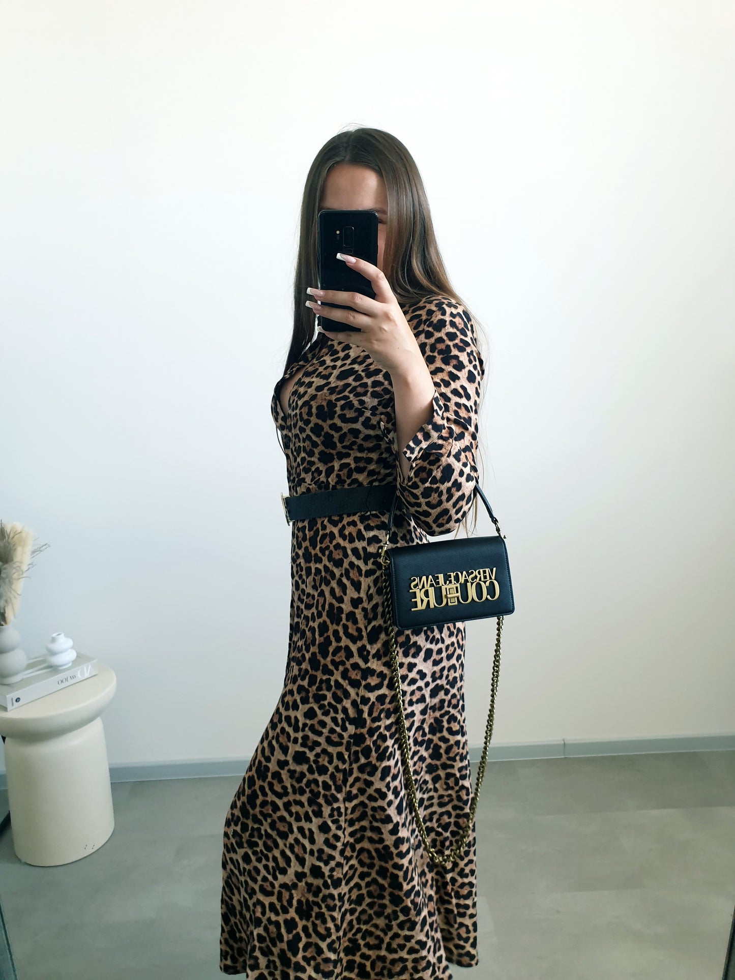 ZARA leo midi šaty