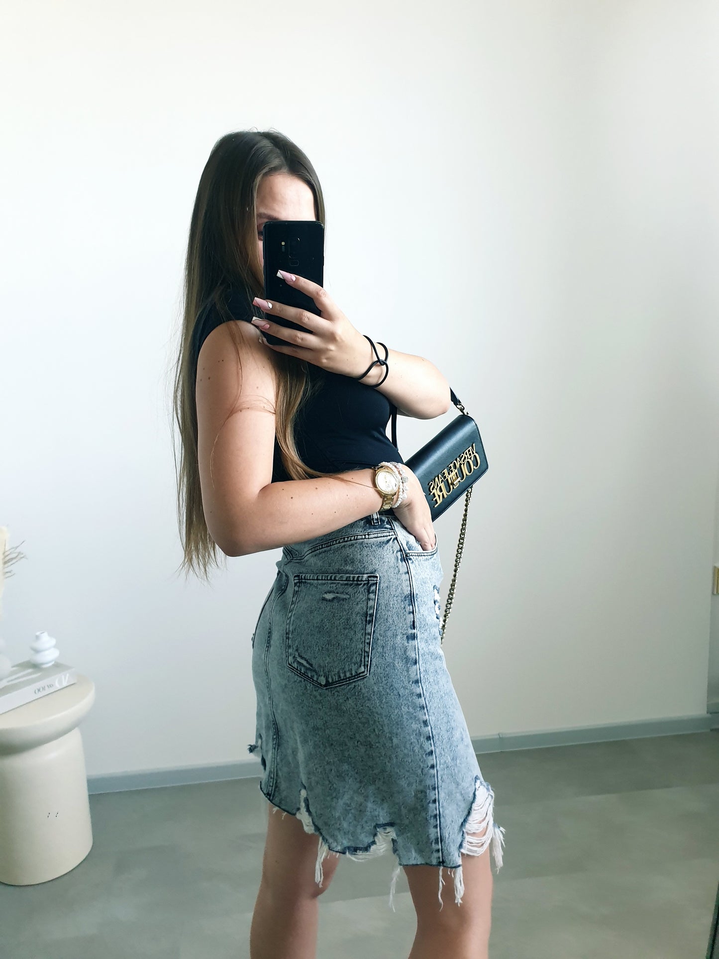 Rifľová sukňa 38