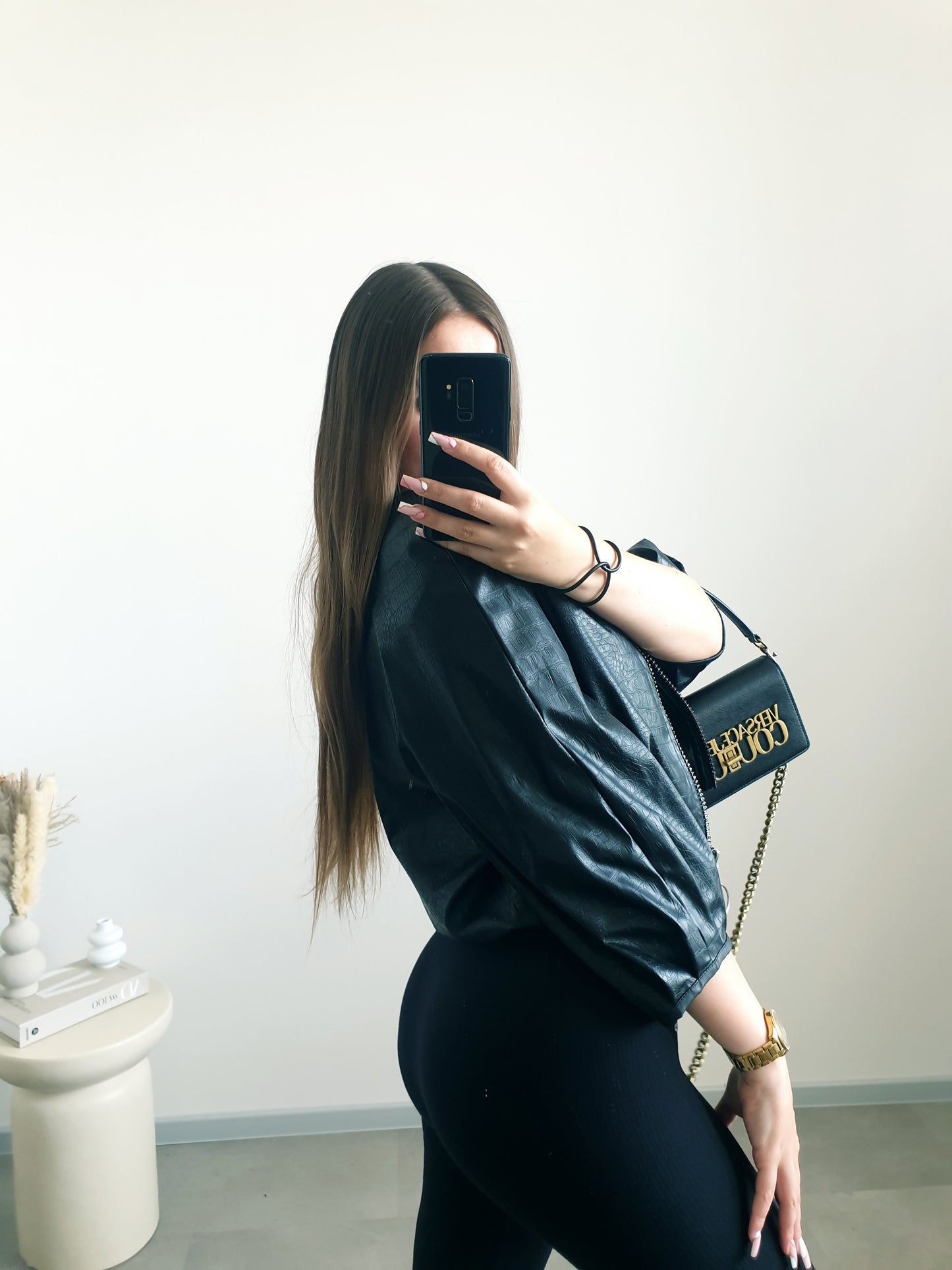 Koženková bundička M
