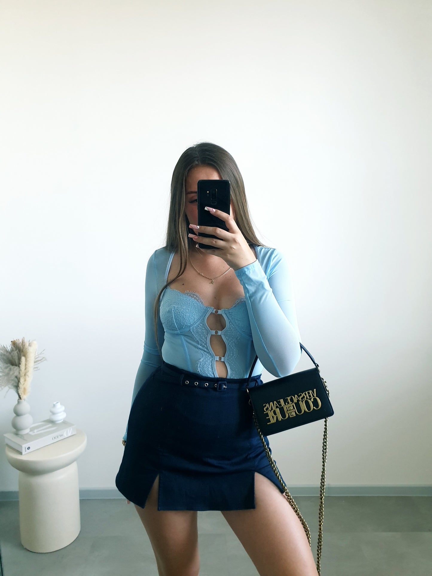 Modrý top M/L