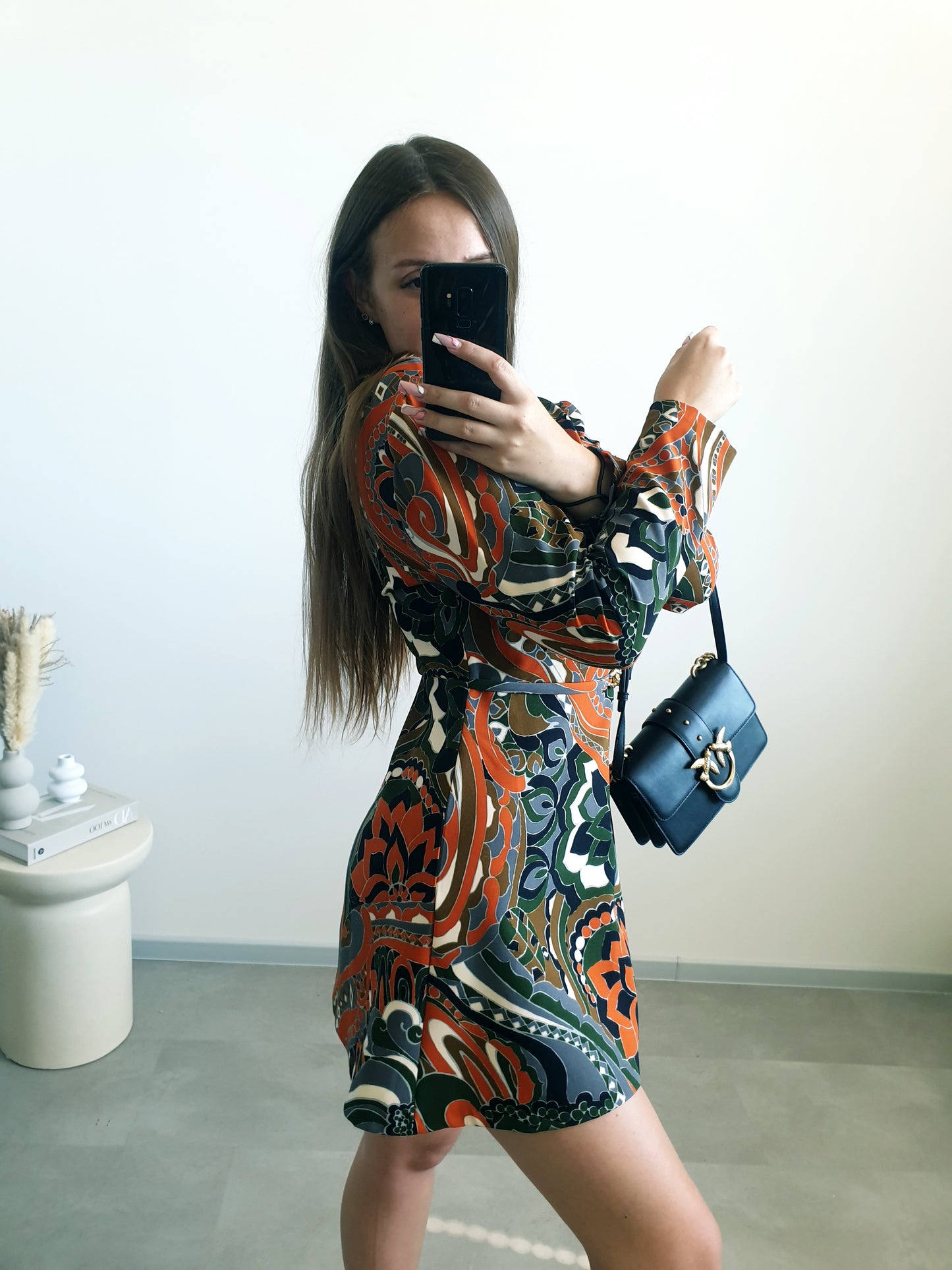 ZARA vzorované šaty L