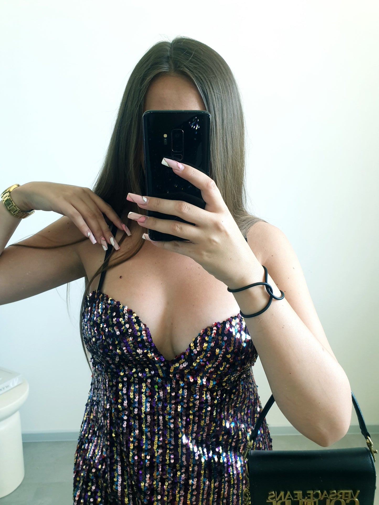 Flitrované ZARA šaty M
