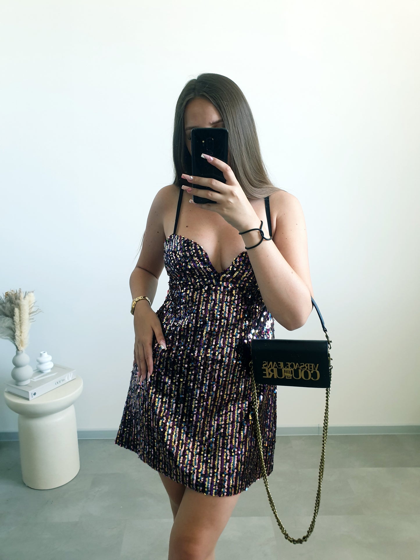 Flitrované ZARA šaty M