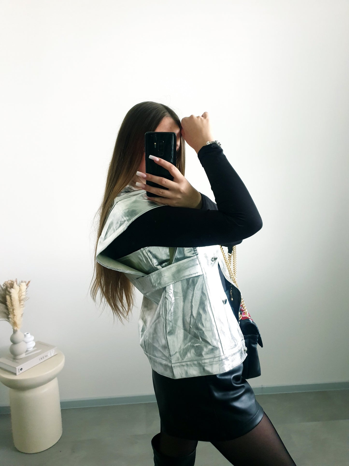 Strieborná vesta M/L