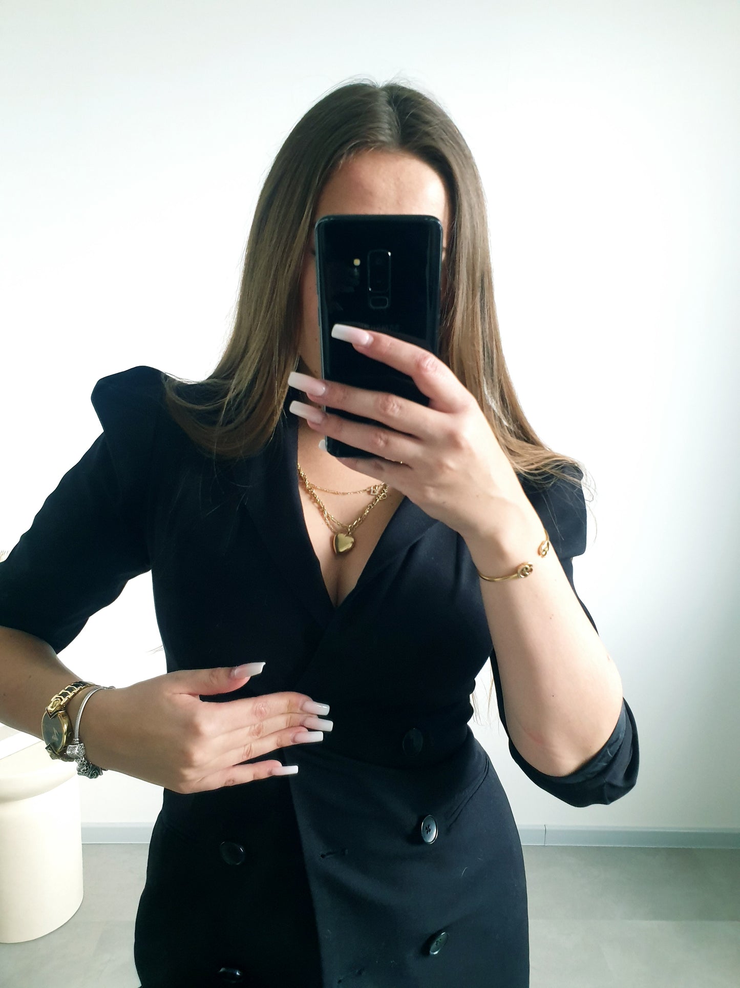 Sakové šaty XS