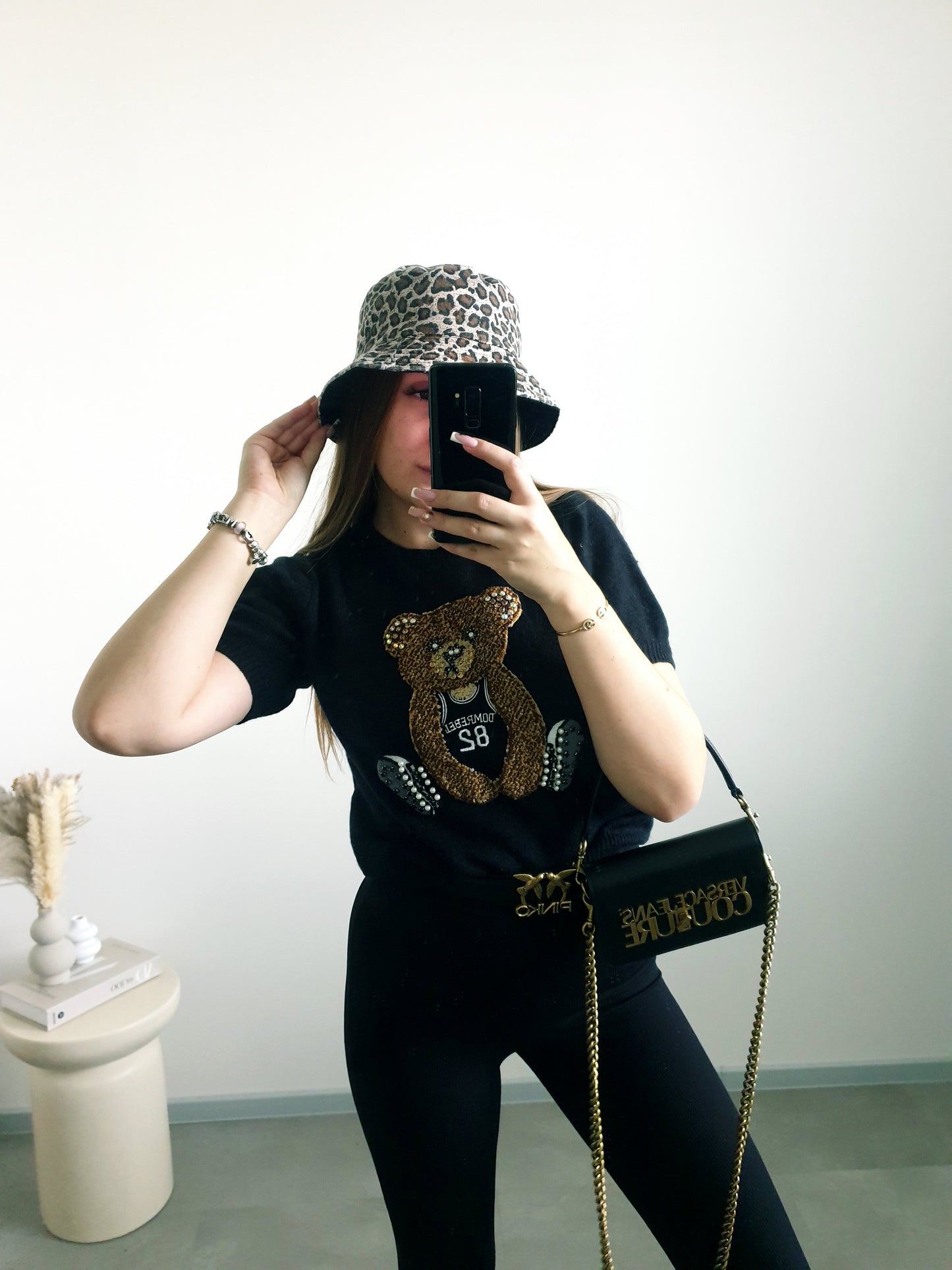 Svetríkový top s mackom M