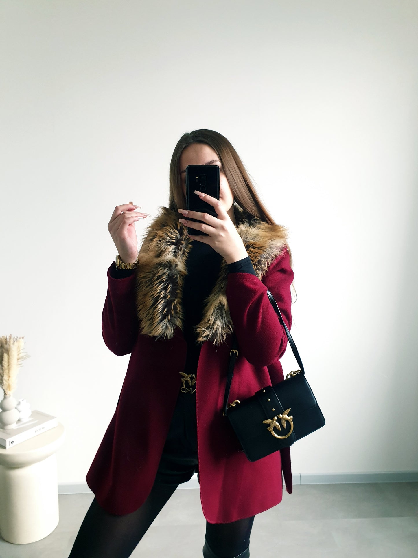 Kabátik s kožušinou S/M