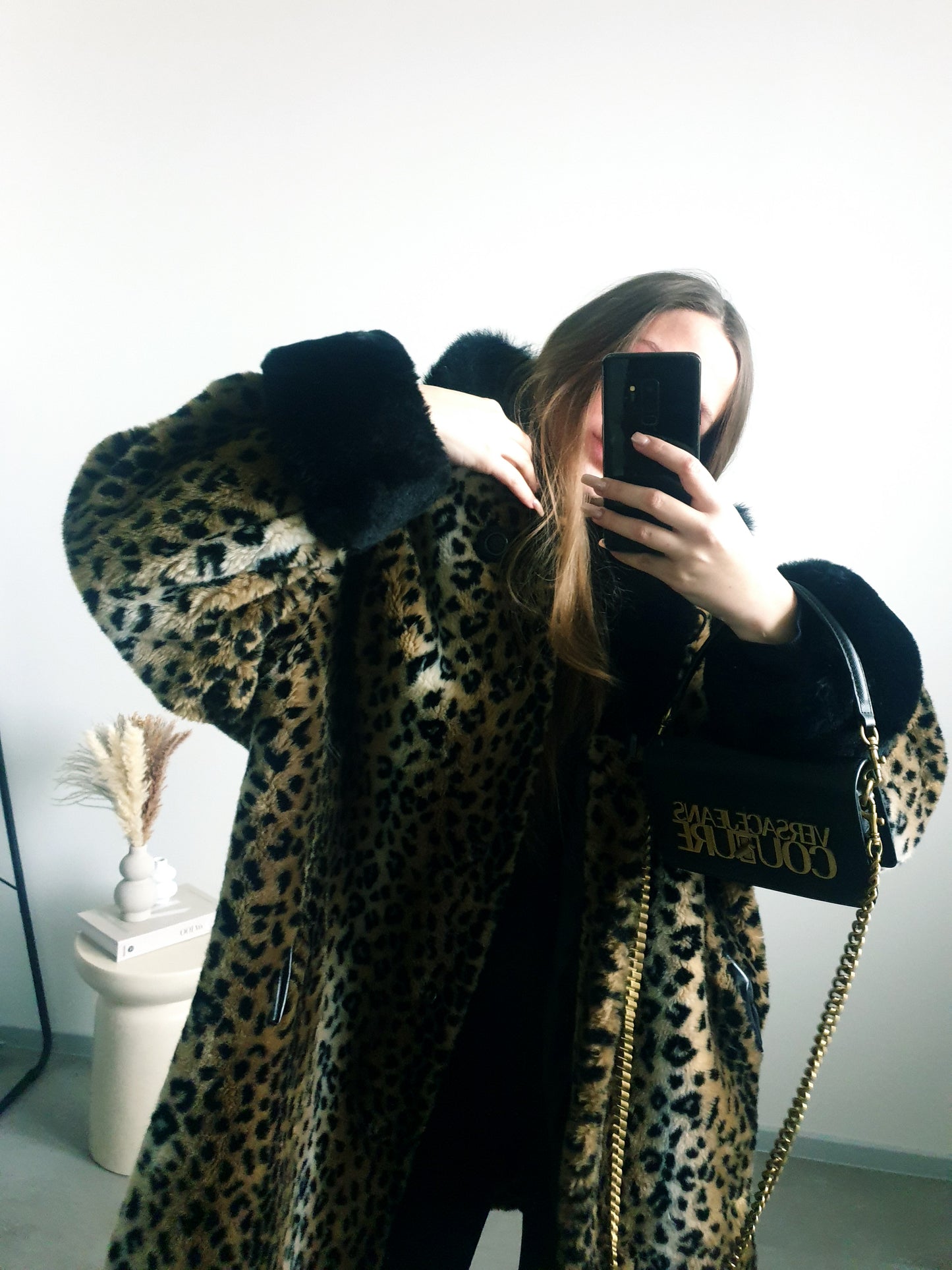 Leo štýlový kožuch XL