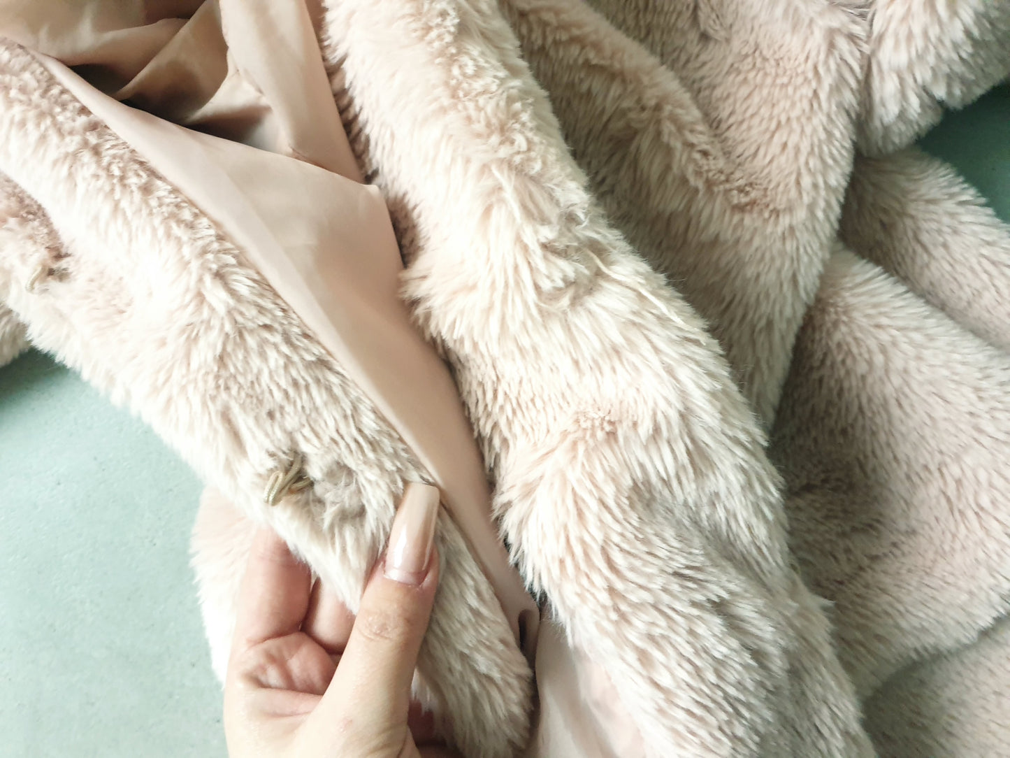 Ružový kožúšok XS/S