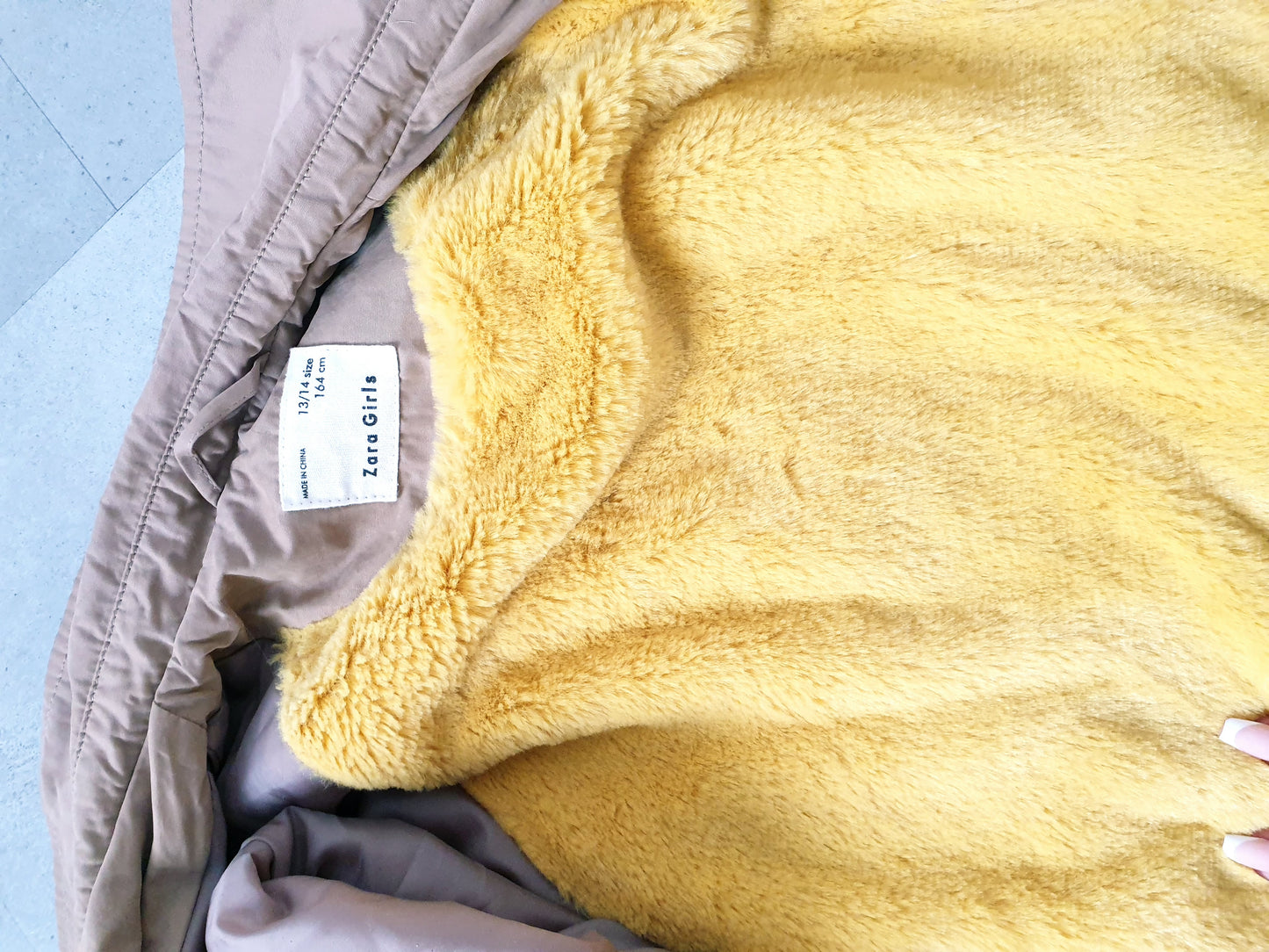 Zateplený ZARA trenčkot XS