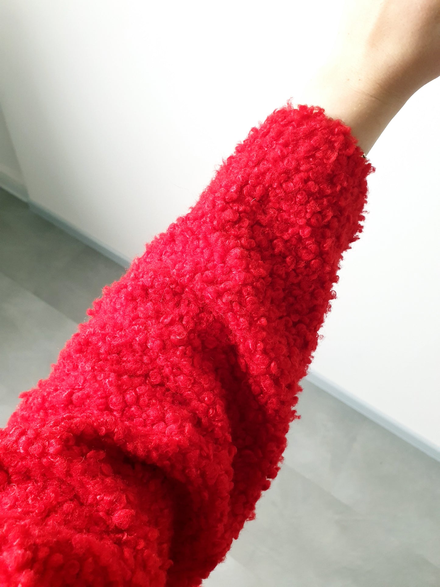 Červený kabátik XL