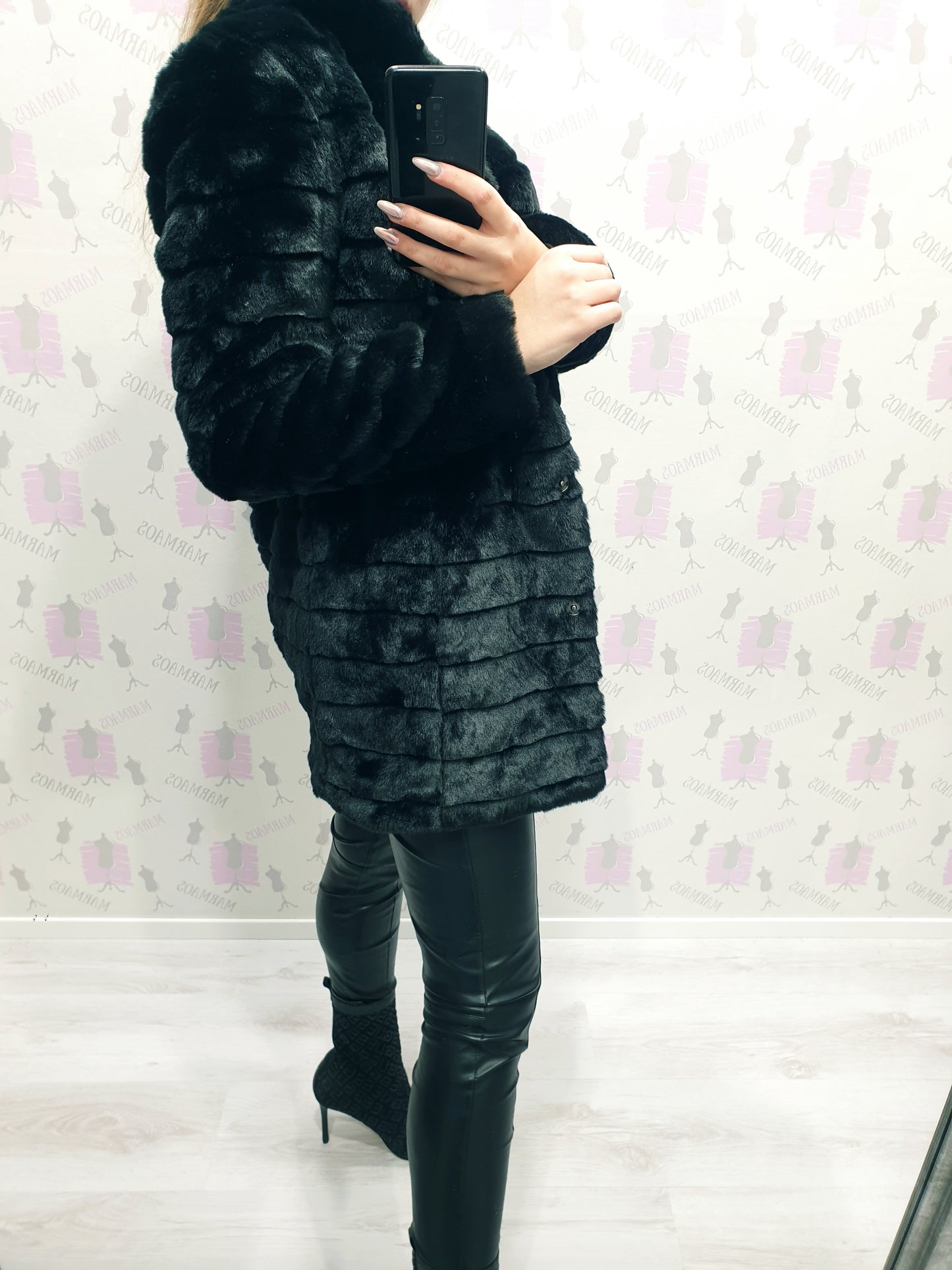 Orsay kožušinový kabátik S