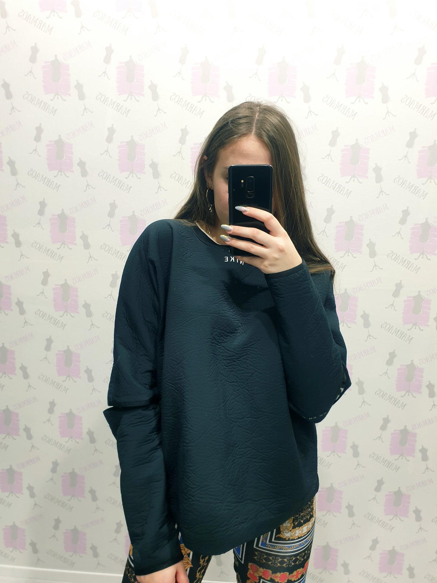 NIKE oversize štýlová mikina