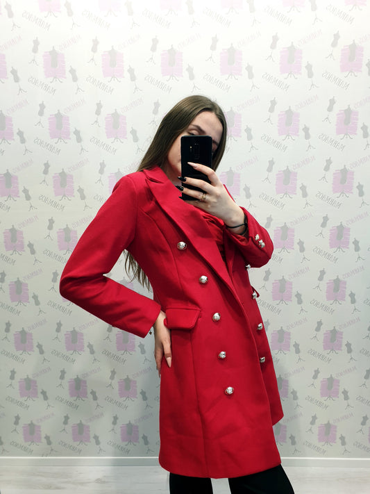 Červený kabát M